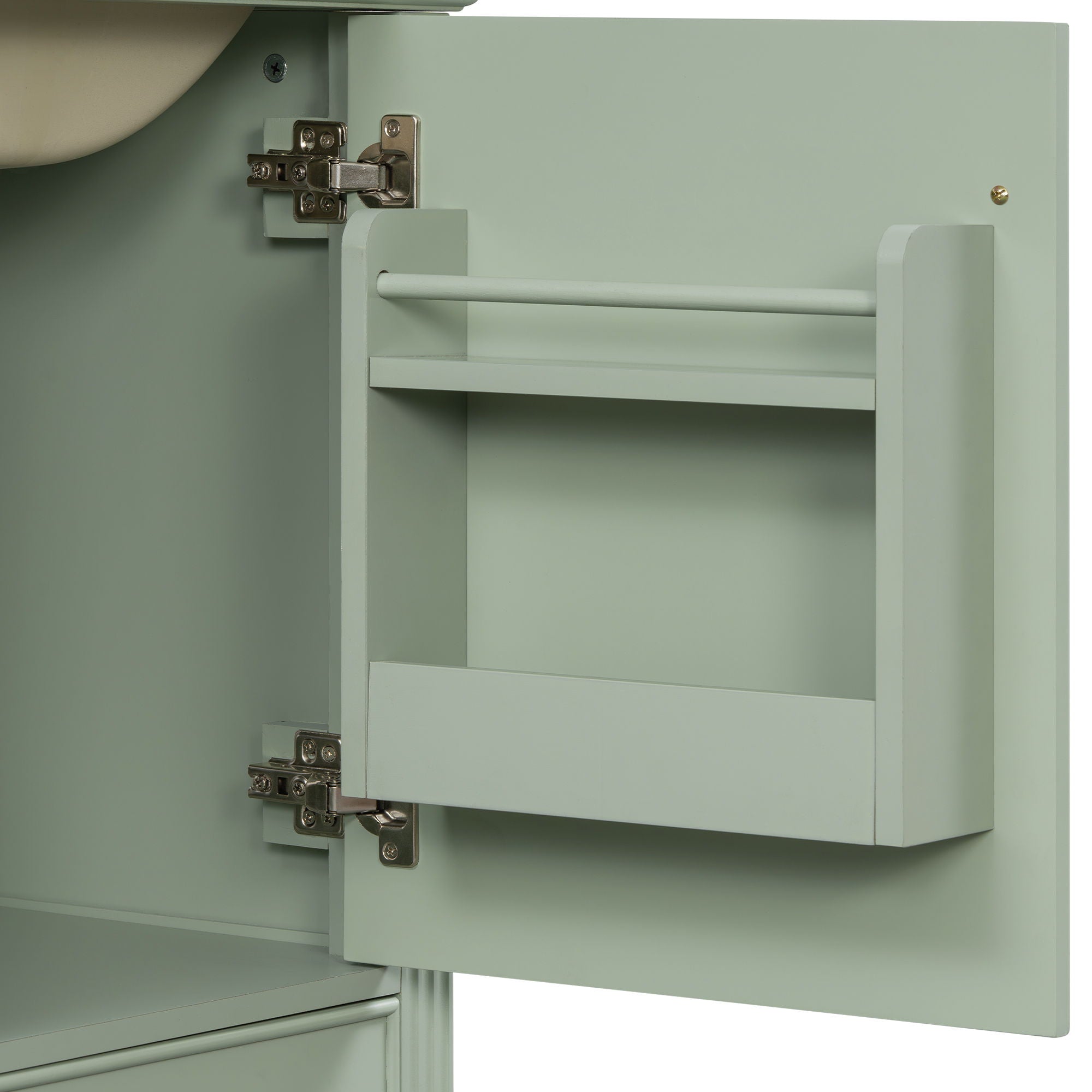 Retro Bathroom Vanity With Sink by HouseOfZazla