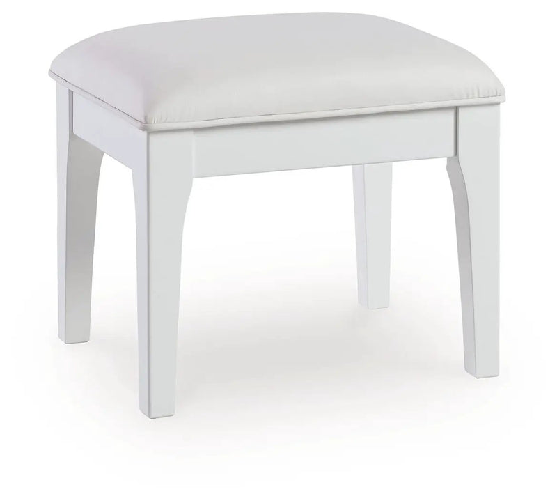 Chalanna - Vanity Stool - White by Unique Piece Furniture