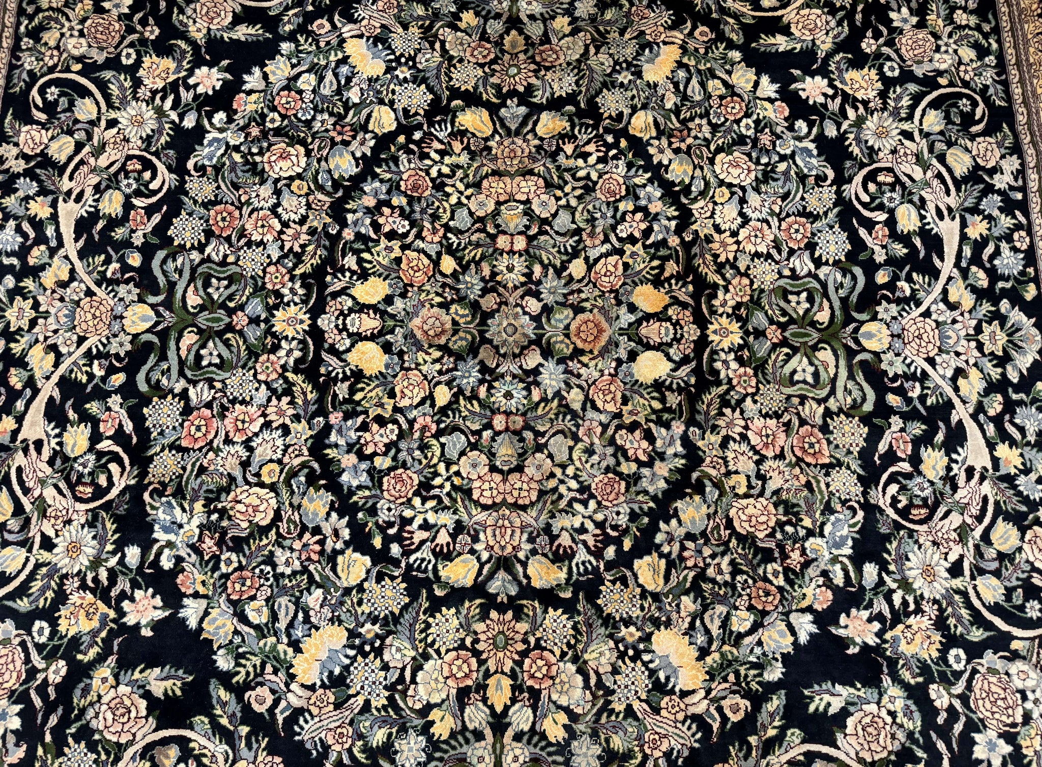 Pak Persian Rug 10x14, Elegant Floral Carpet, Fine 225 KPSI by Jewel Rugs