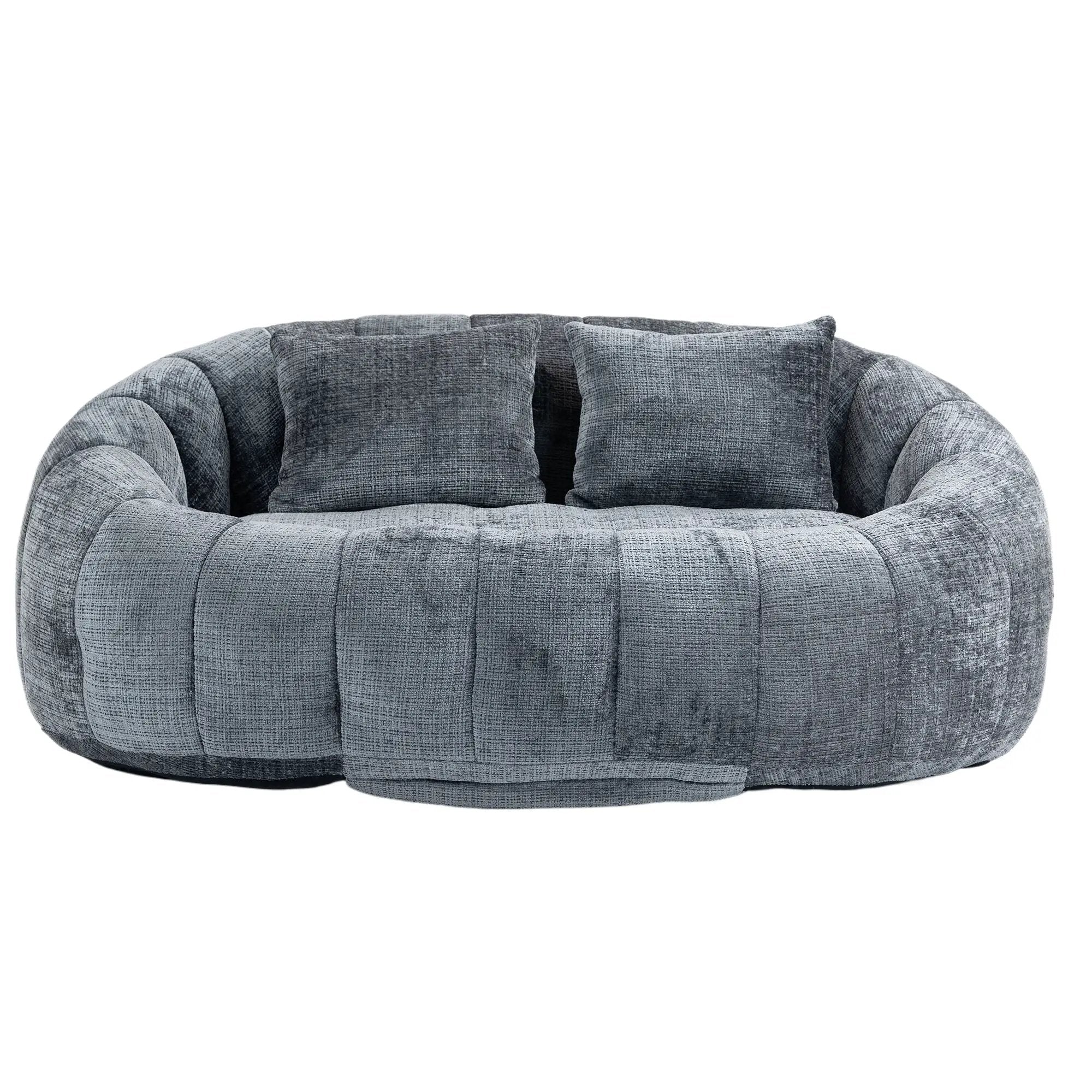 Bean Bag Lazy Sofa Durable Comfort Lounger by BLAKHOM