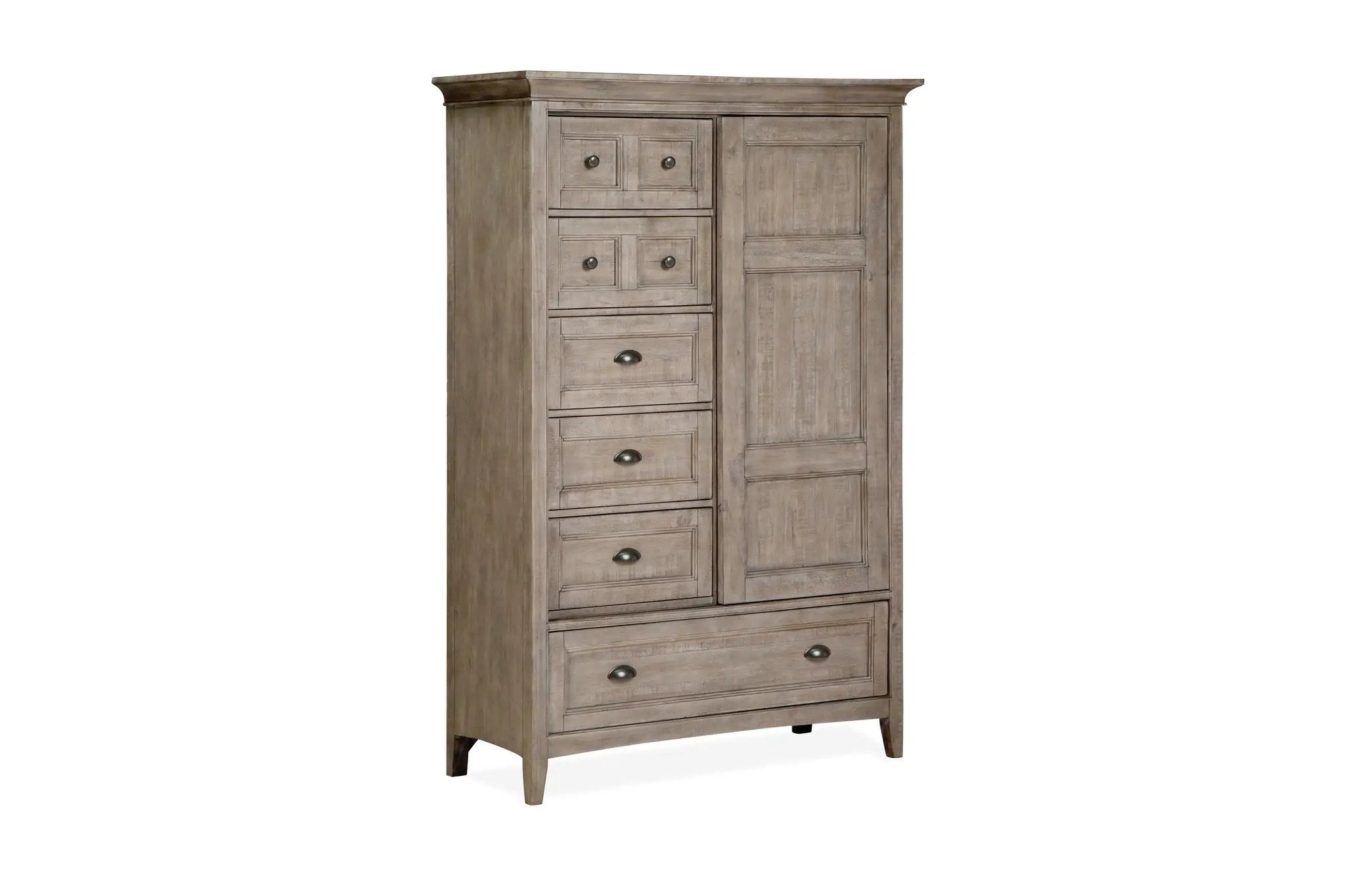 Paxton Place - Wood Door Chest - Dove Tail Gray by Unique Piece Furniture