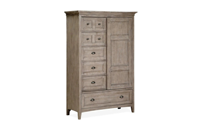 Paxton Place - Wood Door Chest - Dove Tail Gray by Unique Piece Furniture