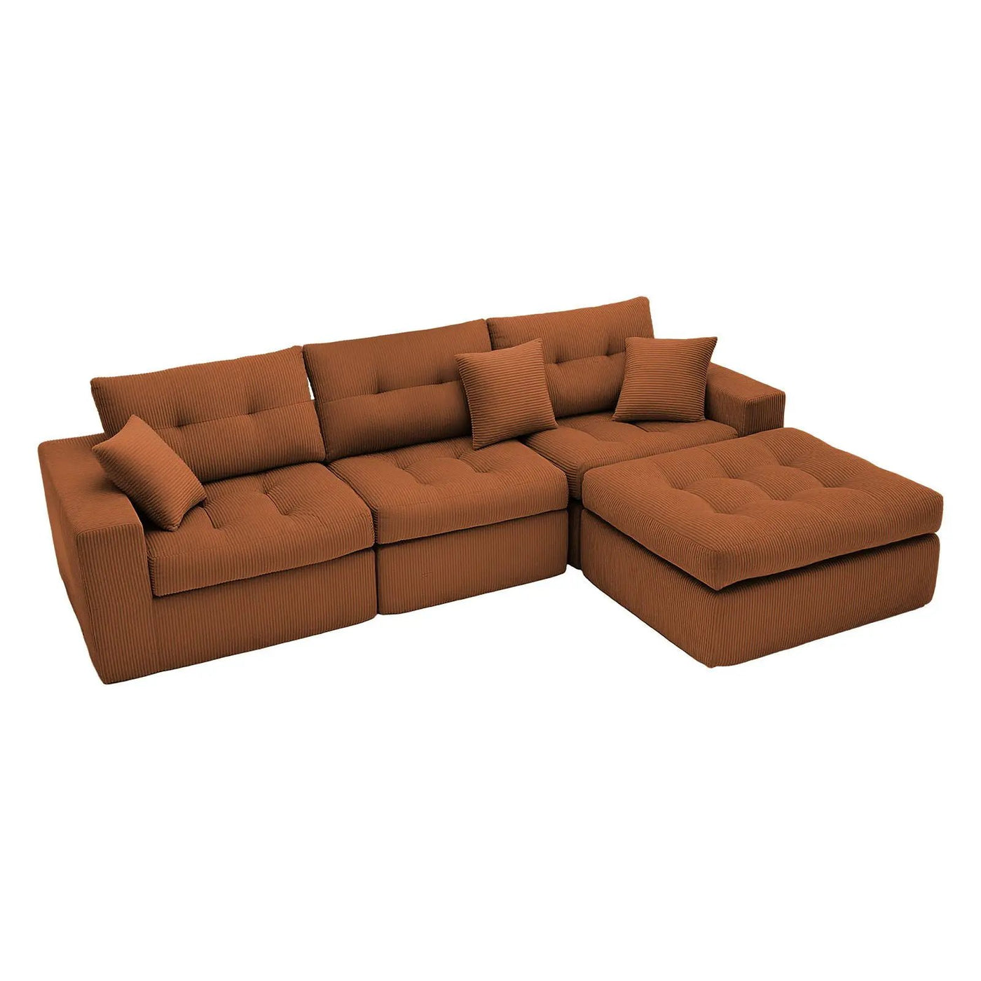 Corner Chaise L-Shaped Sectional Sofa Bed by HouseOfZazla