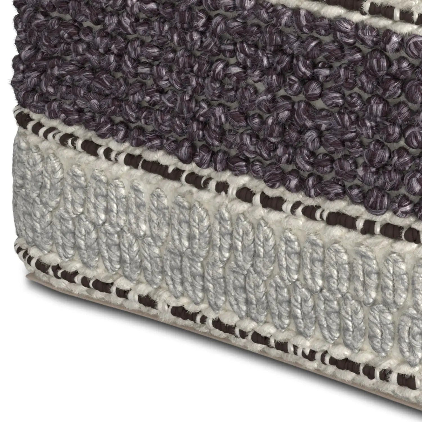 Grady - Handcrafted Square Pouf by HouseOfZazla