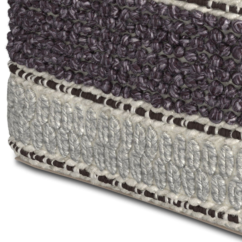Grady - Handcrafted Square Pouf by HouseOfZazla