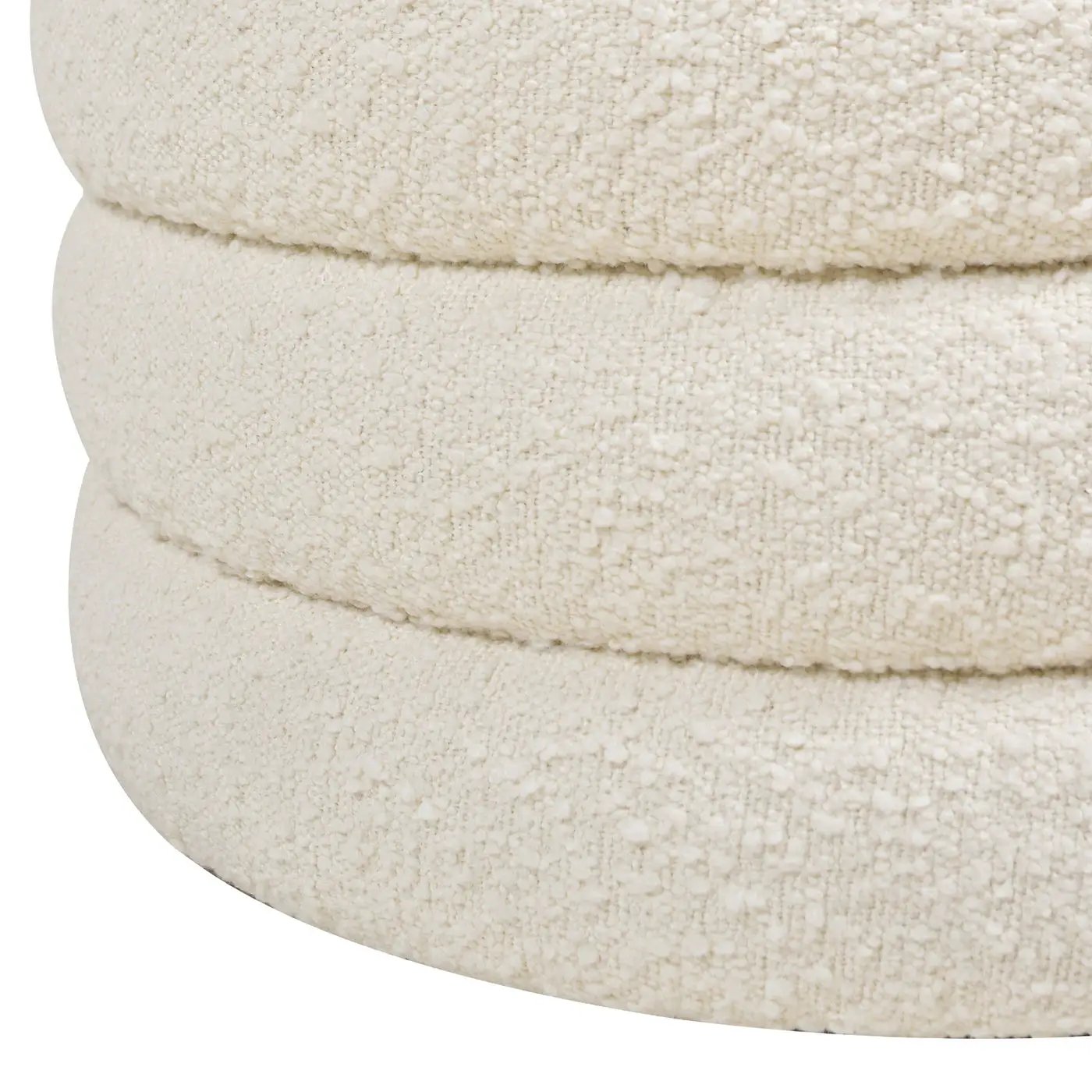 Fuji - Oversized Round Storage Ottoman by HouseOfZazla