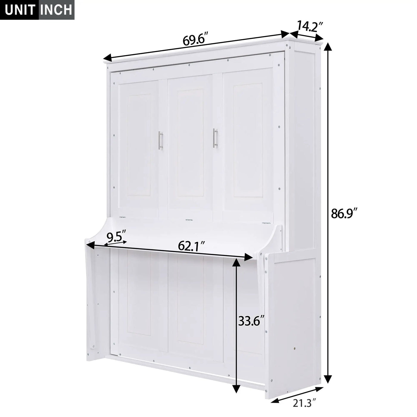 Murphy Bed With Shelf by Unique Piece Furniture