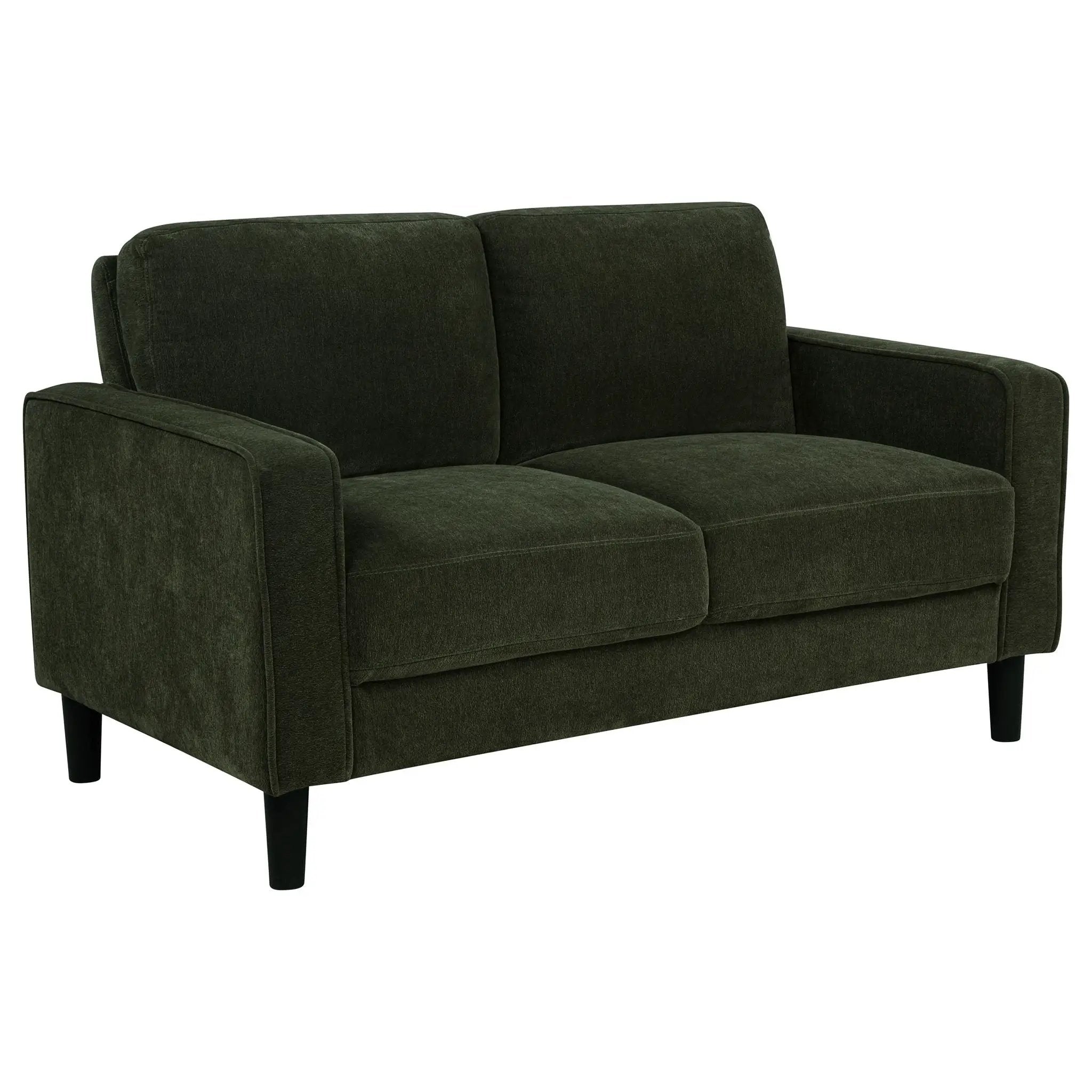 Ruth 3-piece Fabric Upholstered Track Arm Sofa Matcha Green by Unique Piece Furniture