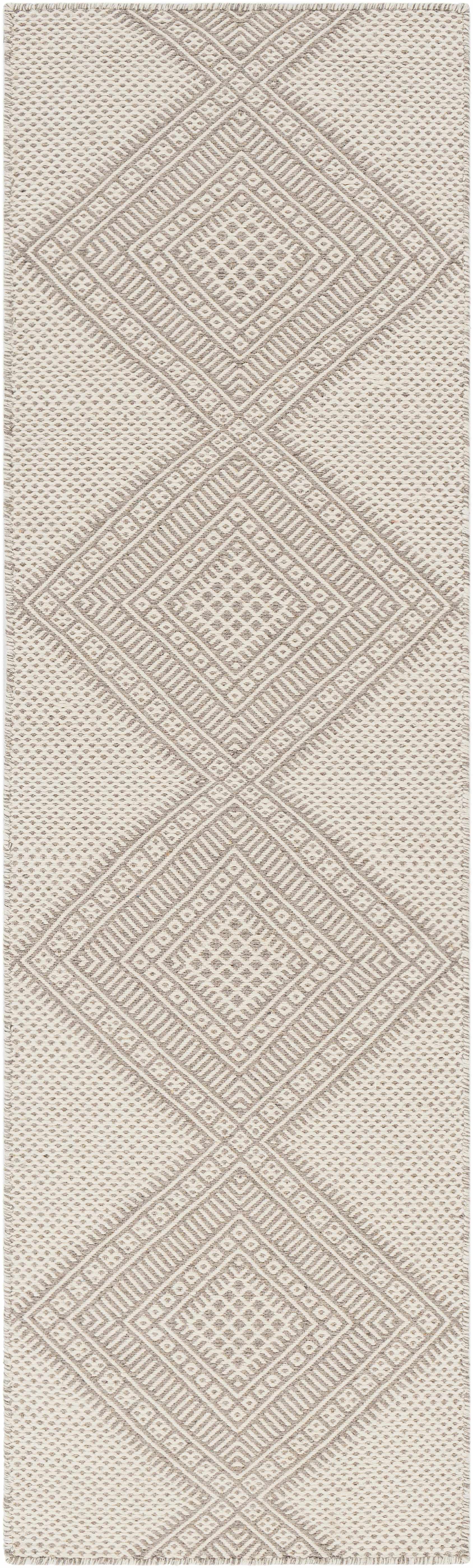 Aanislag Cream Wool Runner - Clearance by Boutique Rugs