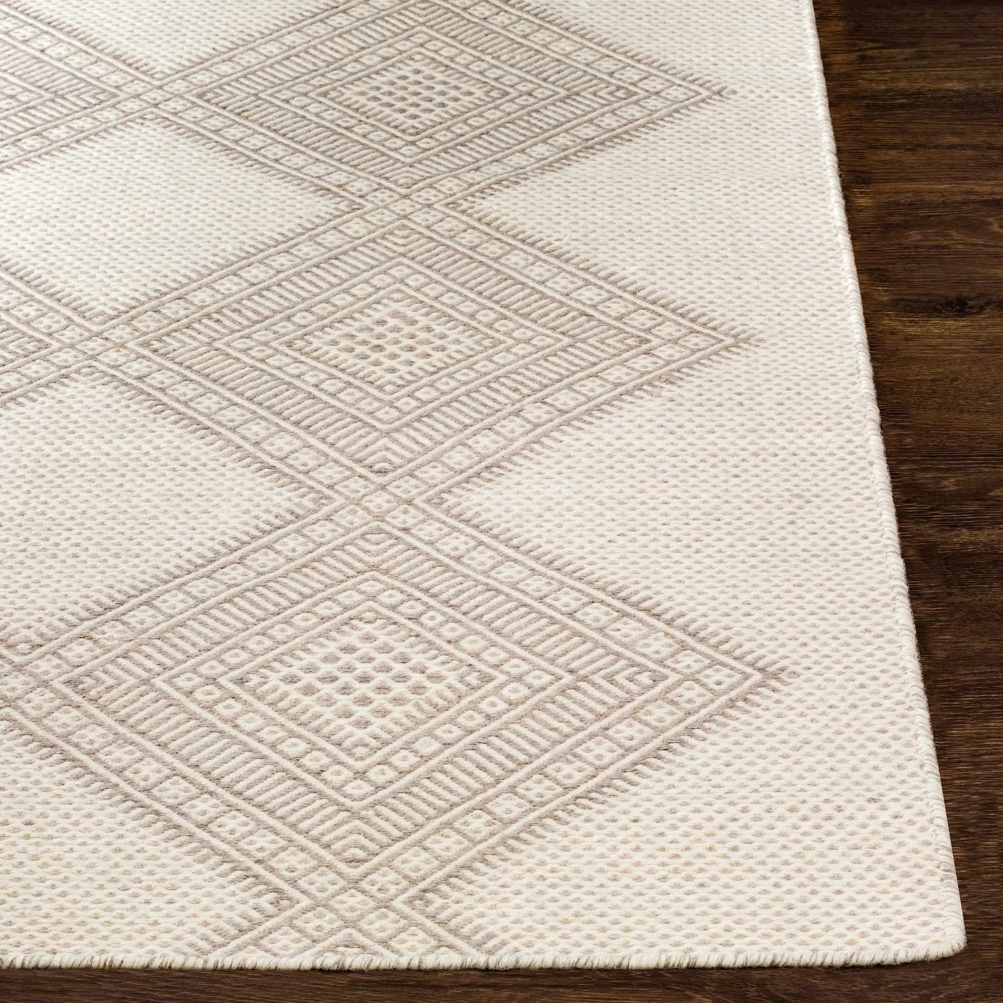 Aanislag Cream Wool Runner - Clearance by Boutique Rugs