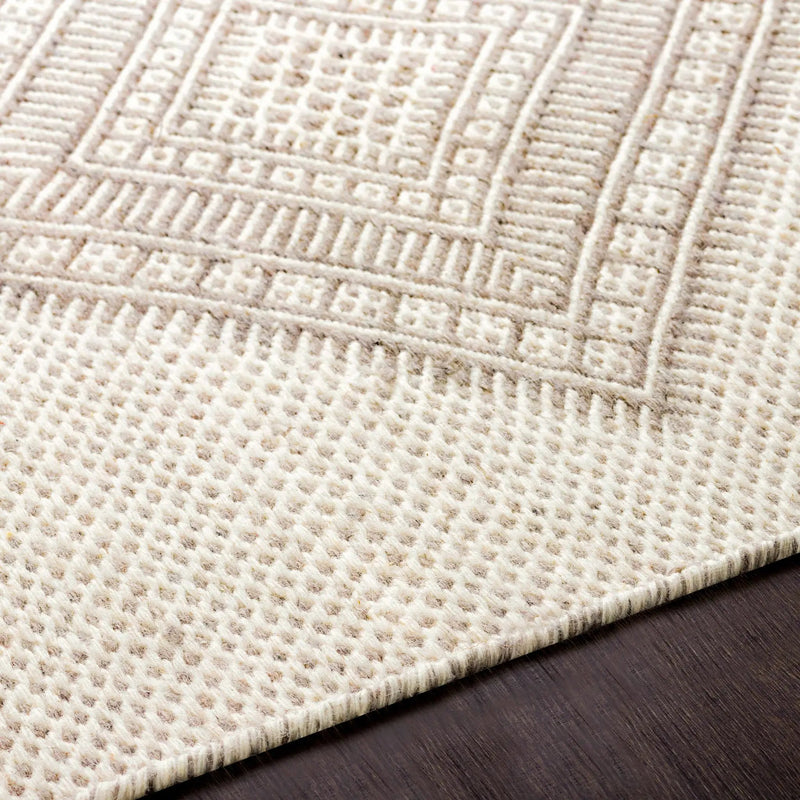 Aanislag Cream Wool Runner - Clearance by Boutique Rugs