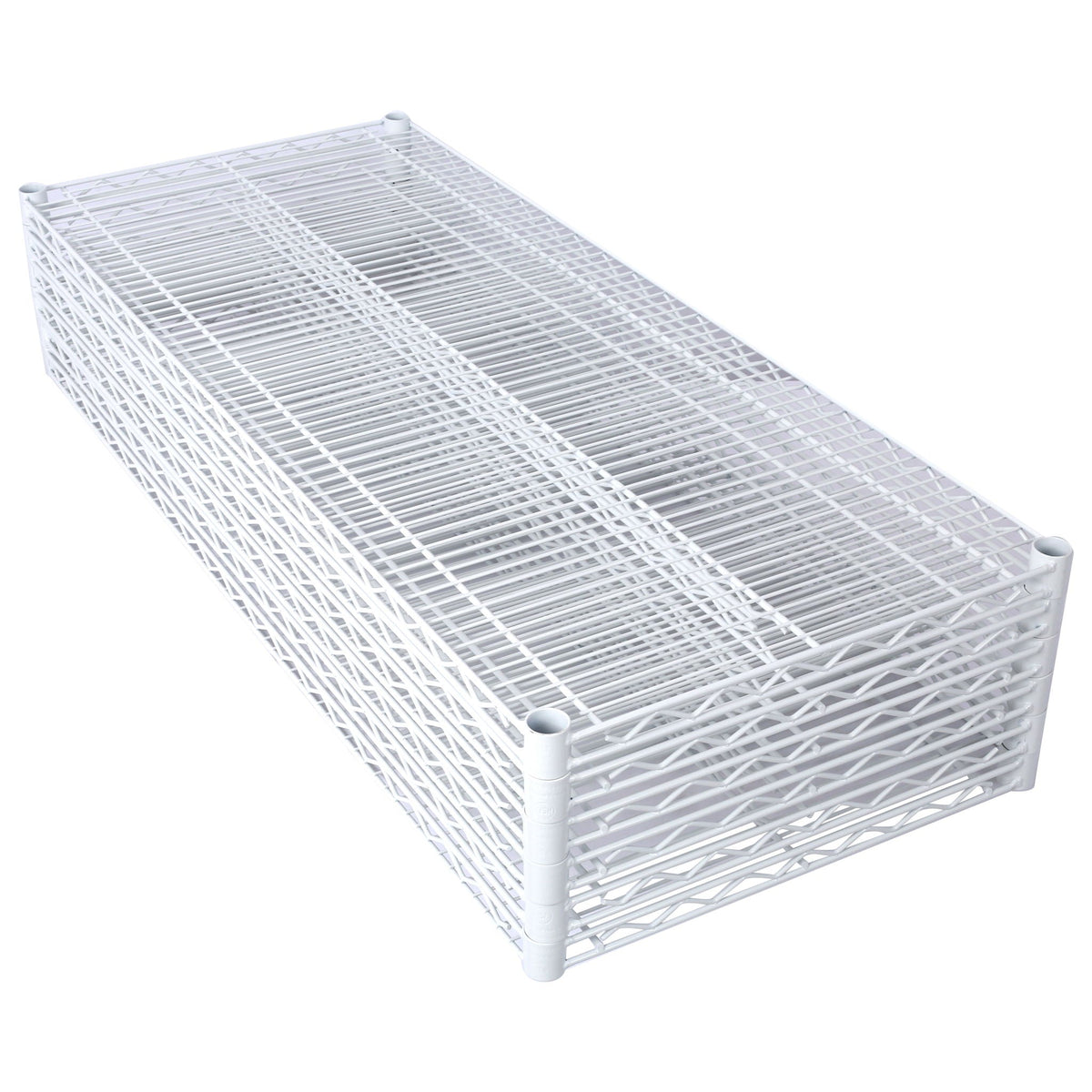 7 Tier Metal Shelf Wire Shelving Unit, 2450Lbs Heavy Duty Adjustable Storage Rack With Wheels & Shelf Liners For Closet Kitchen Garage Basement Commercial Shelving, photo 16 of 21