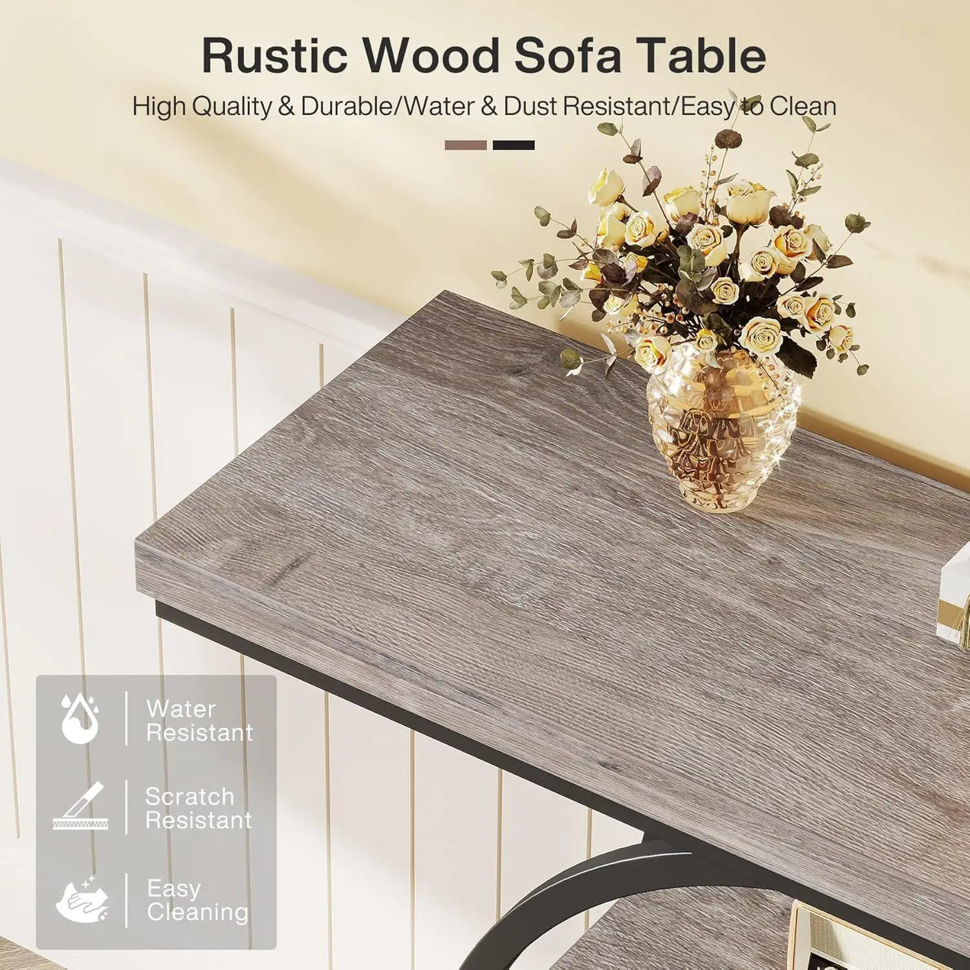 Console Table With 4 Tier Design For Living Hallway by HouseOfZazla