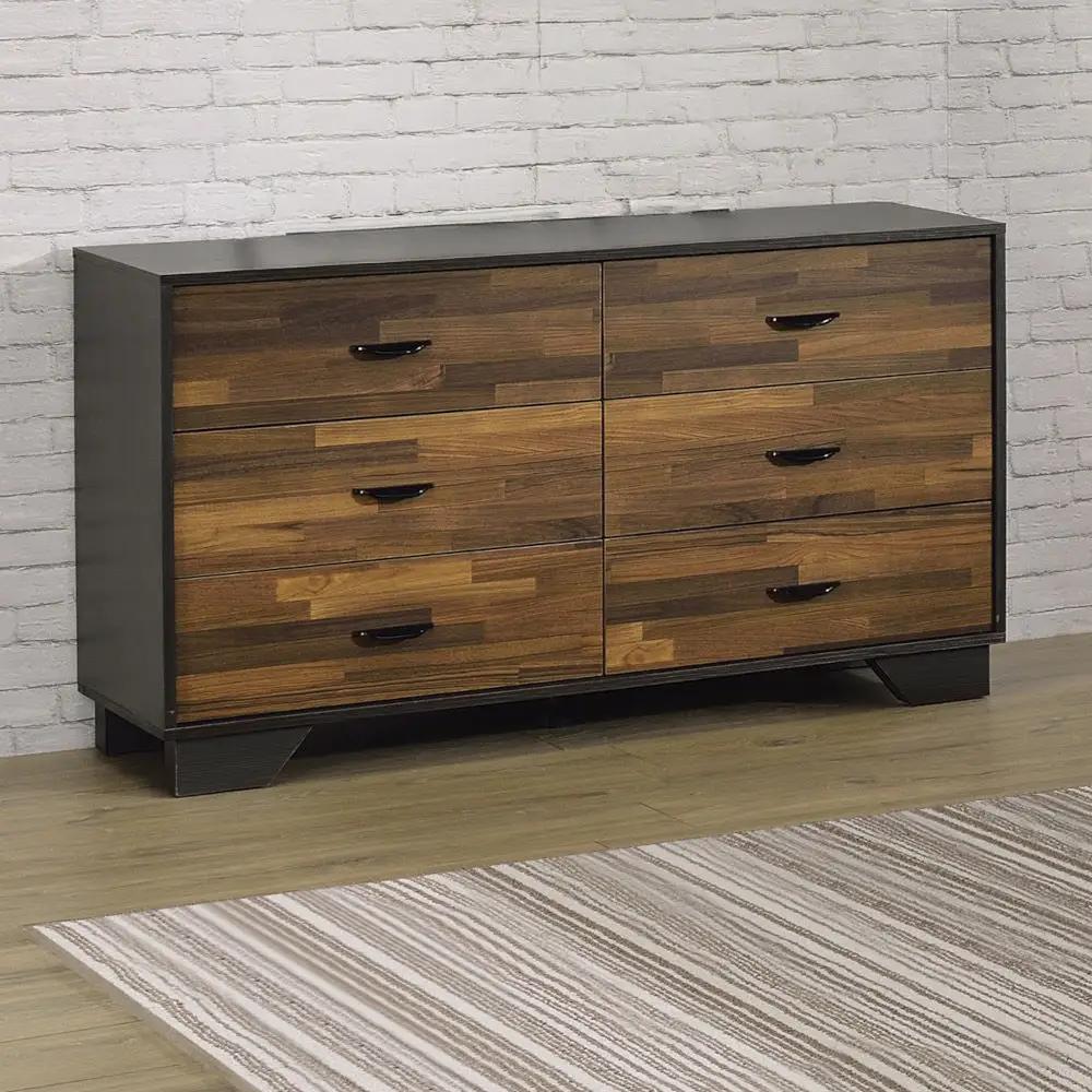 Eos - Dresser - Walnut & Black by Unique Piece Furniture
