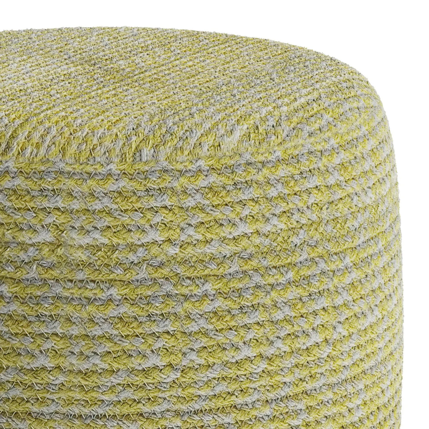 Bayley - Versatile Round Braided Pouf by HouseOfZazla