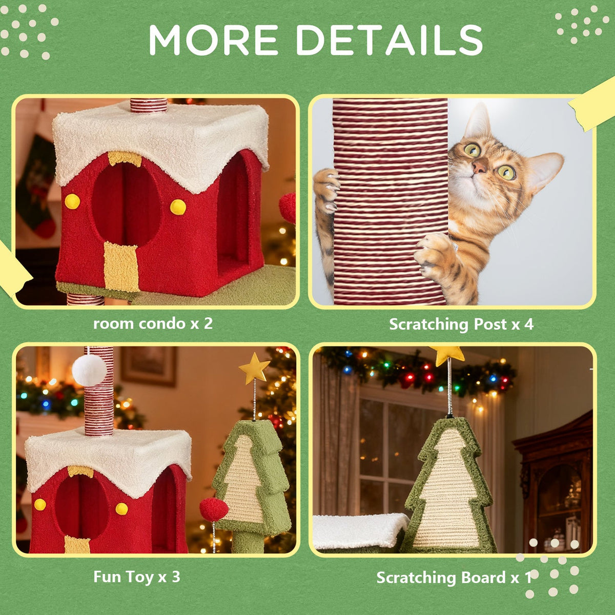 CY14 Christmas Cat Tree, photo 5 of 10
