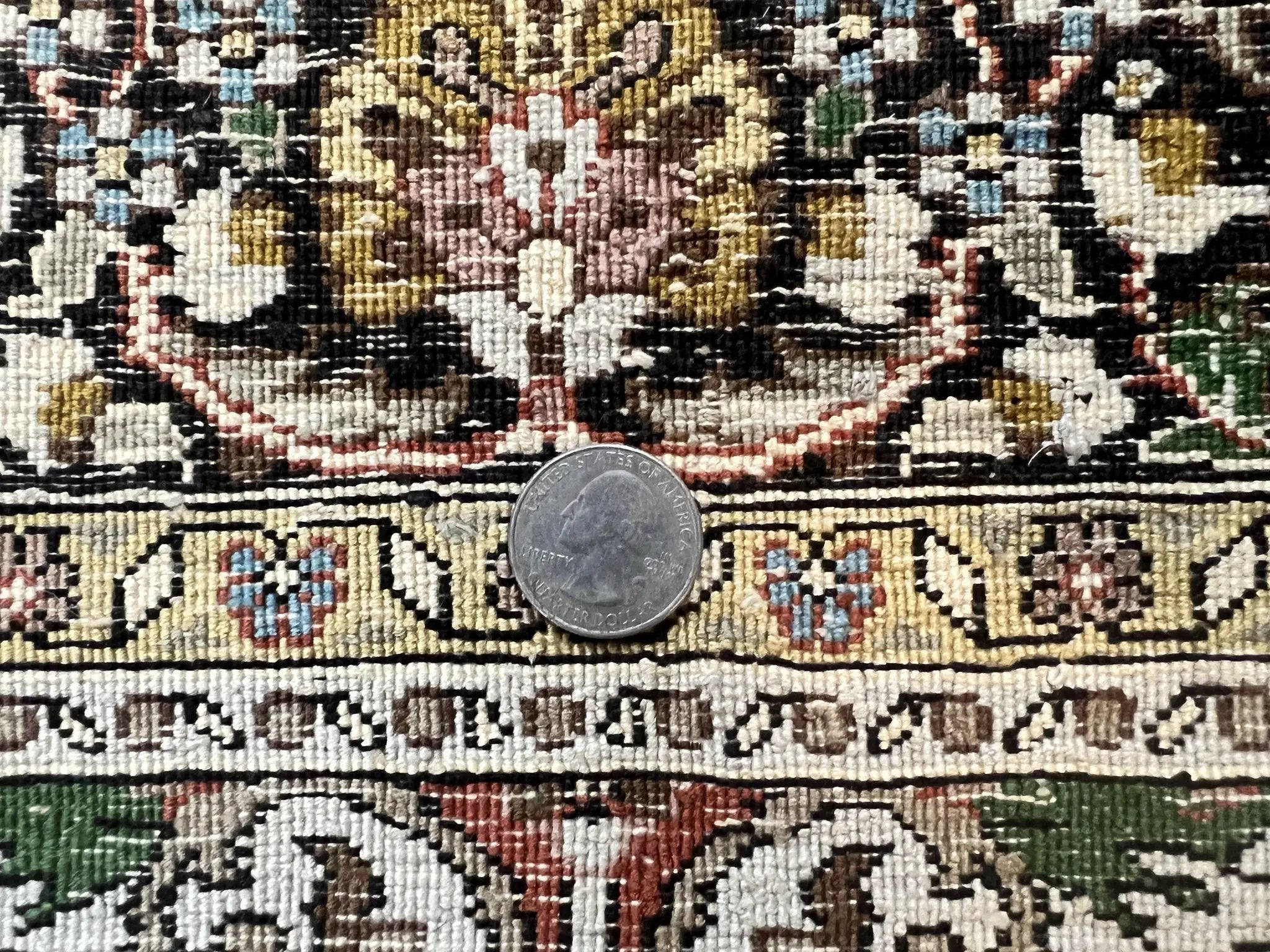 Turkish Kayseri Silk Rug 3x5, Tree of Life Silk Oriental Carpet, Birds Persian Vase Design, Hand Knotted Vintage Fine Rug, 340 KPSI by Jewel Rugs