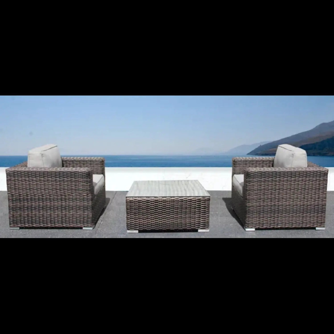 2 Person Seating Set With Cushions by Unique Piece Furniture