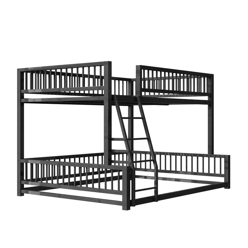 Bunk Bed With Ladder And Safety Guardrails by HouseOfZazla