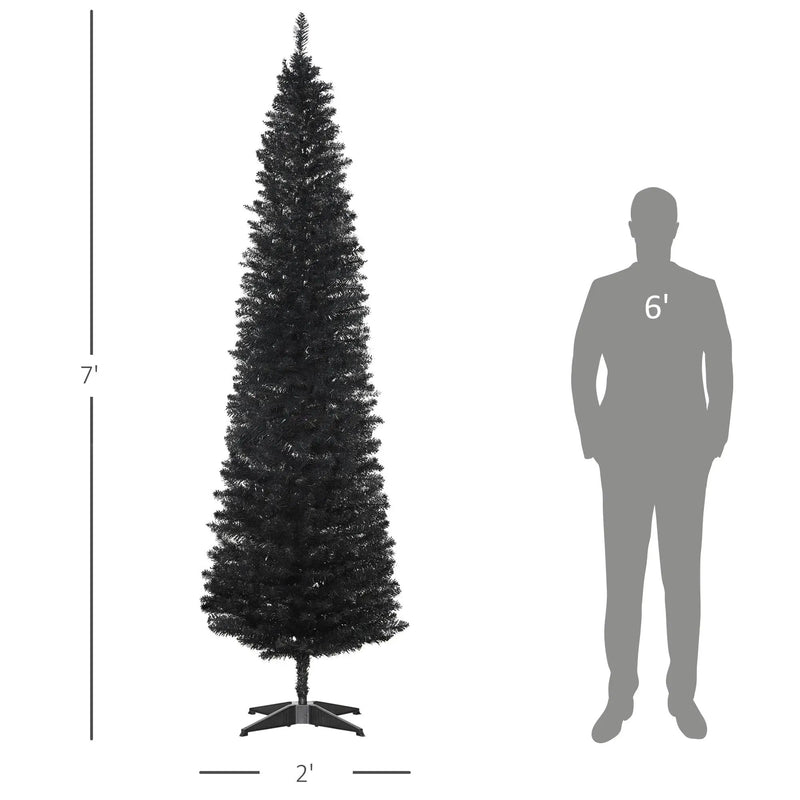 Pencil Christmas Tree with Sturdy Base by HouseOfZazla