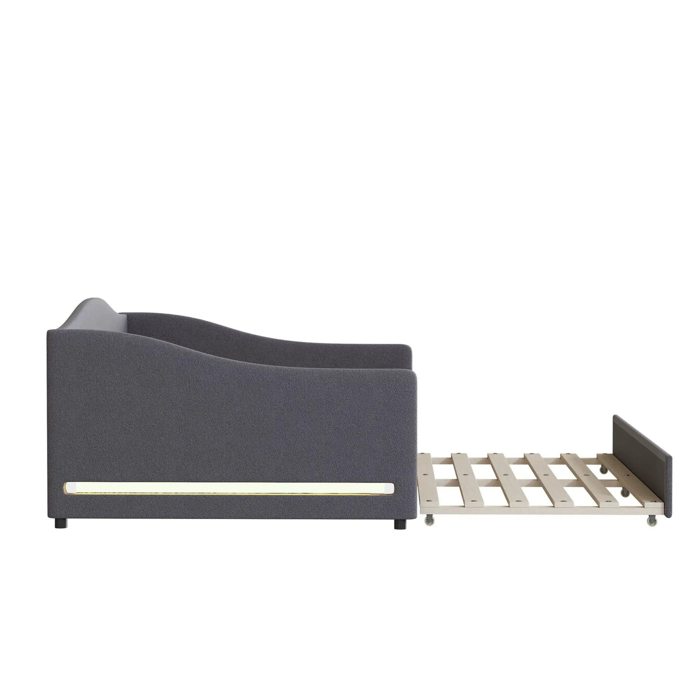 Upholstered Daybed With Light And Trundle by HouseOfZazla