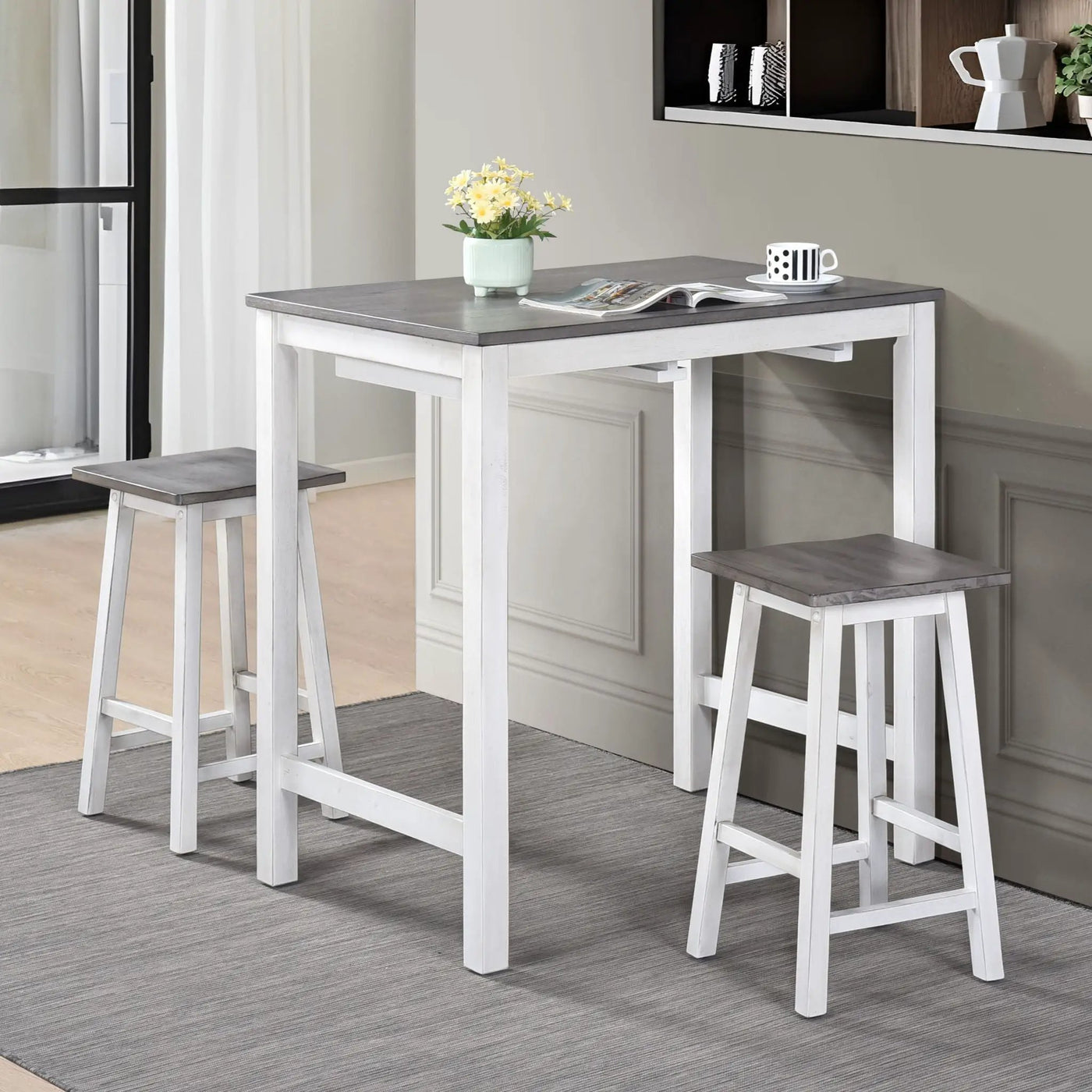 3 Pieces Counter Height Set by Unique Piece Furniture