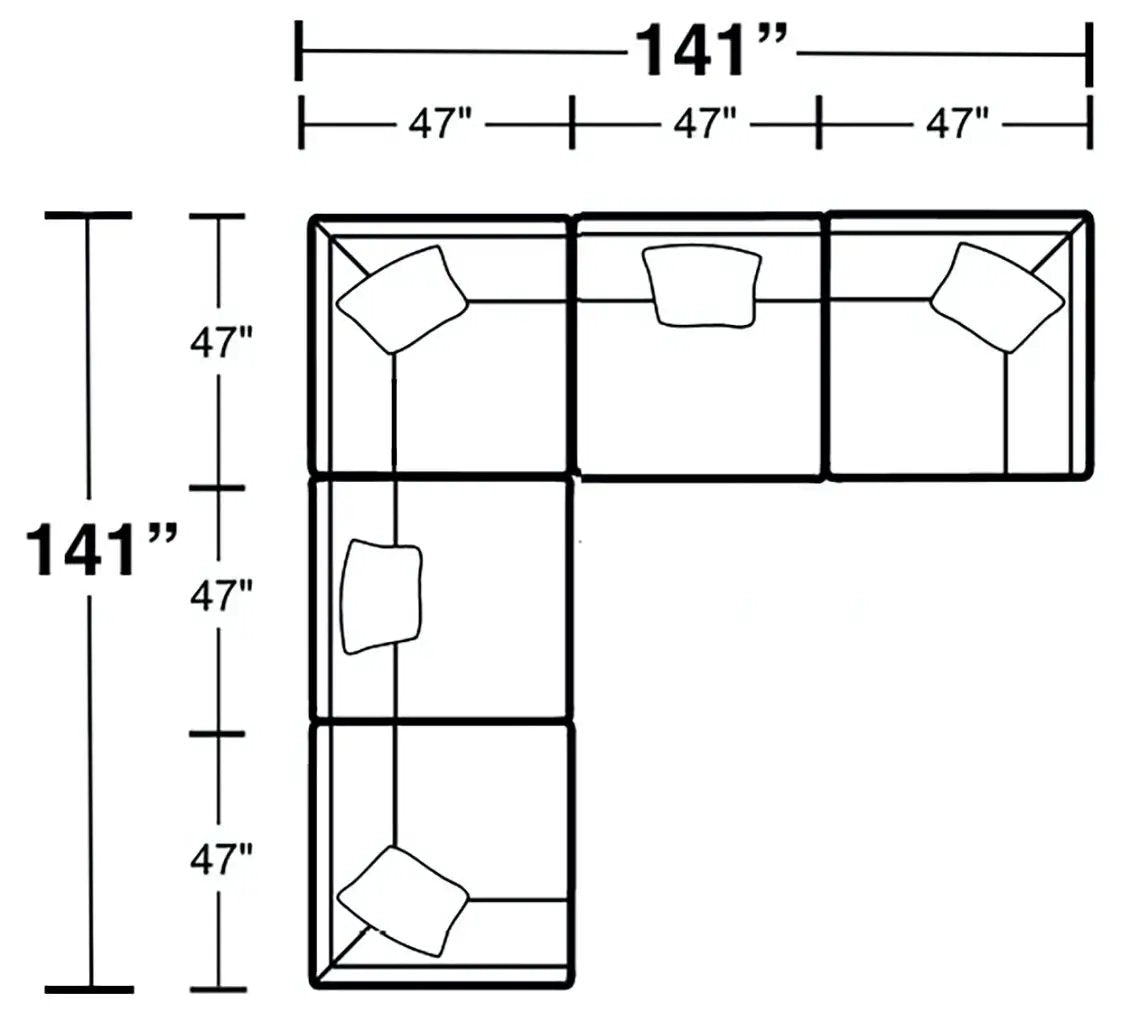 Posh - Modular Sectional by Unique Piece Furniture