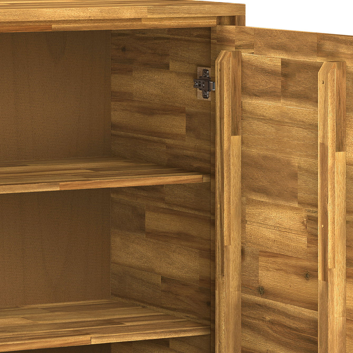 Lowry Medium Handcrafted Storage Cabinet with Adjustable Shelves - Choose Your Color, photo 14 of 25