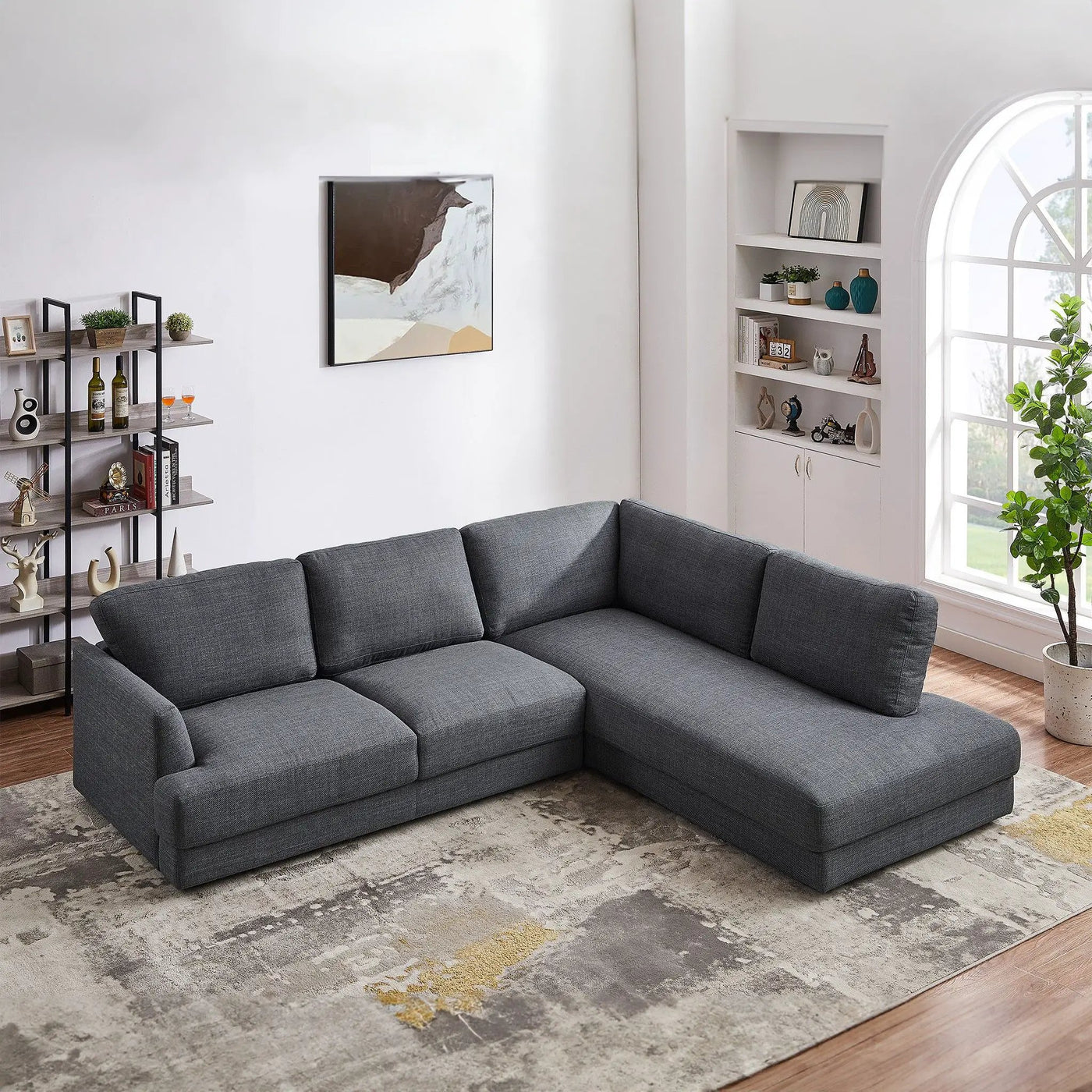 Glander - Comfortable Cozy Sectional Sofa by Unique Piece Furniture