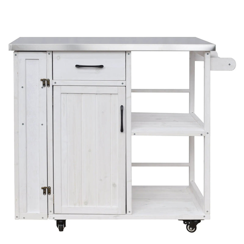 Outdoor Kitchen Island Fir Wood Prep Station by HouseOfZazla