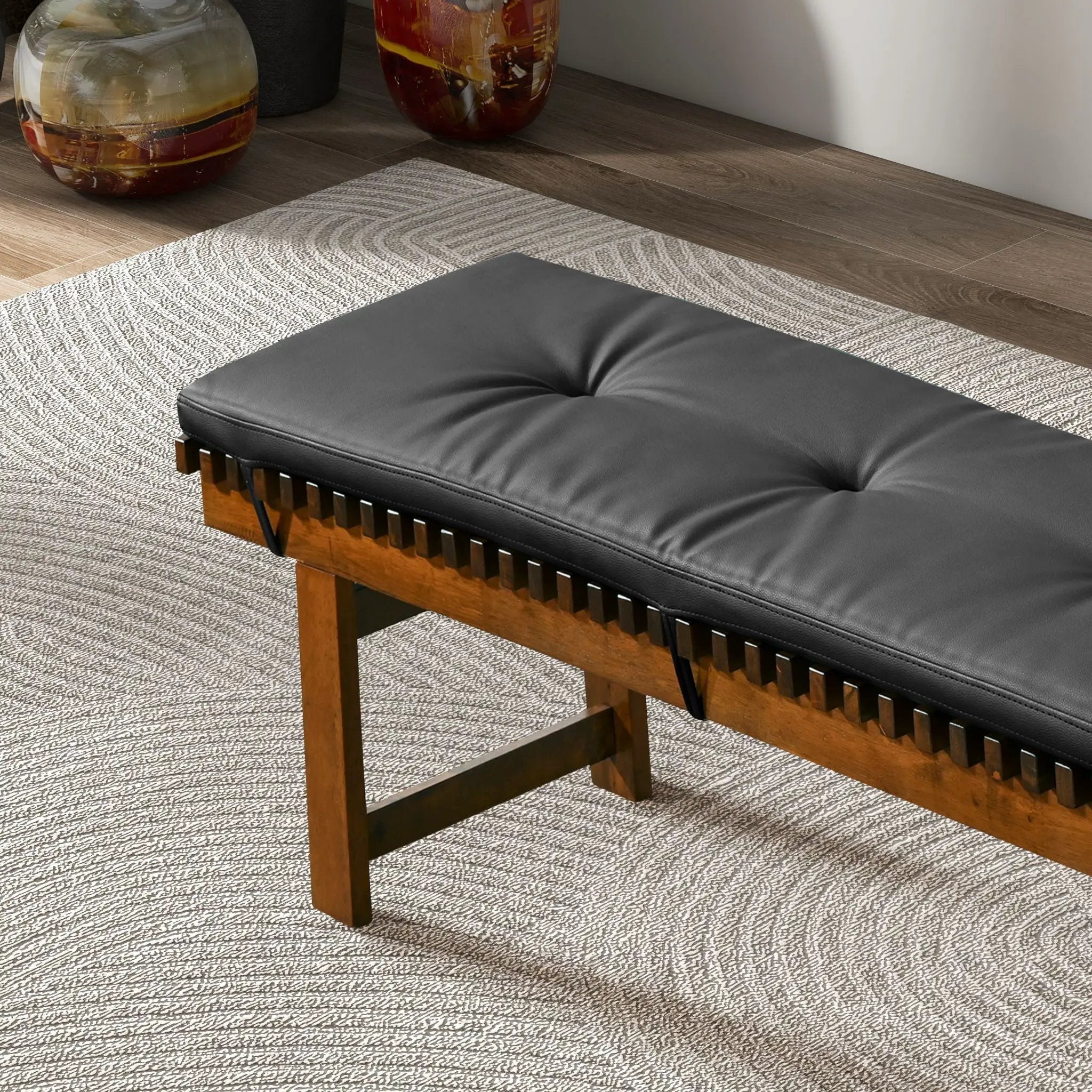 Lucia - Bench - Black by HouseOfZazla