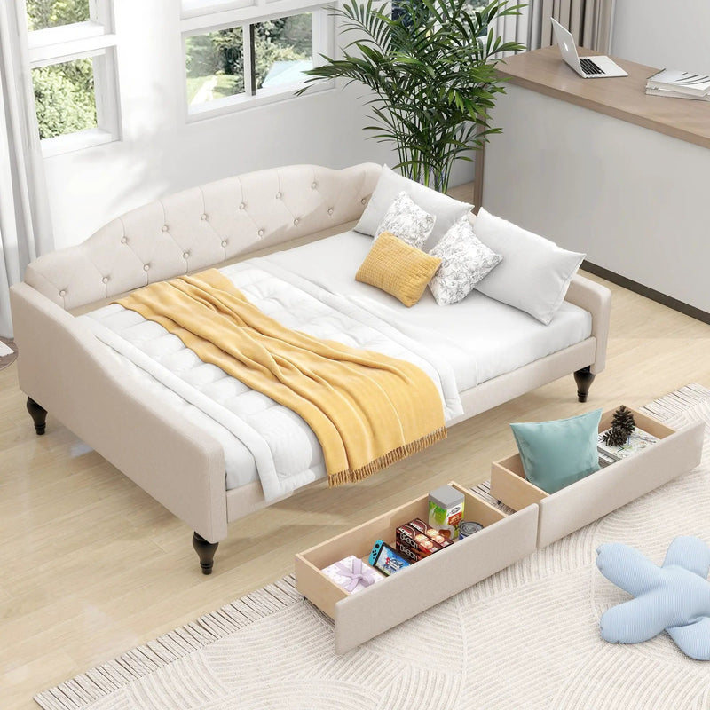 Upholstered Tufted Daybed by Unique Piece Furniture