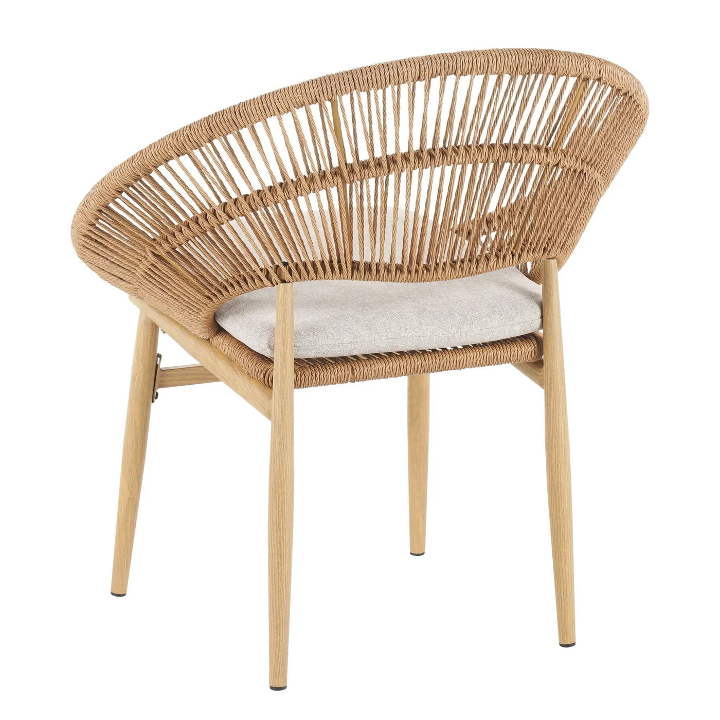 Cyril - Outdoor Papasan Style Dining Chair (Set of 2) by HouseOfZazla