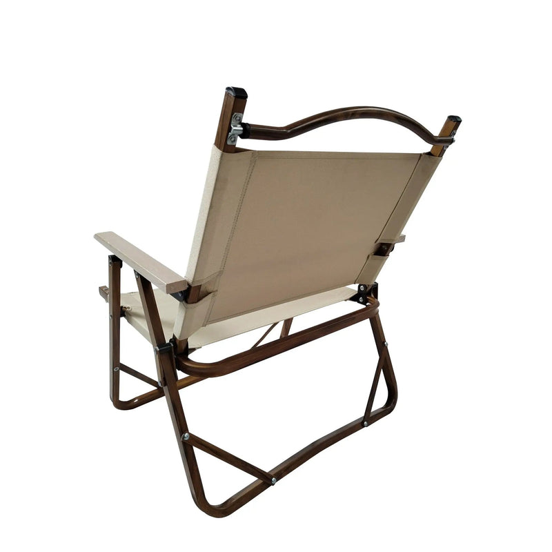 Comfy Foldable And Portable Chair With Armrests, Indoor And Outdoor (Set of 4) - Brown by HouseOfZazla