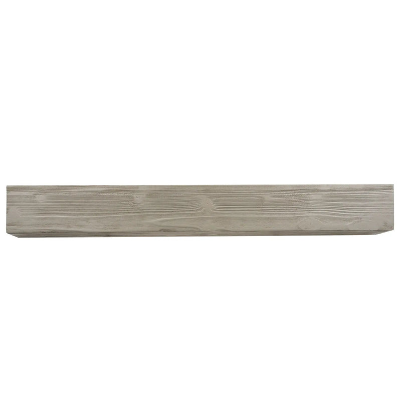Rustic Wood Fireplace Mantel, Wall-Mounted & Floating Shelf For Home Decor by HouseOfZazla