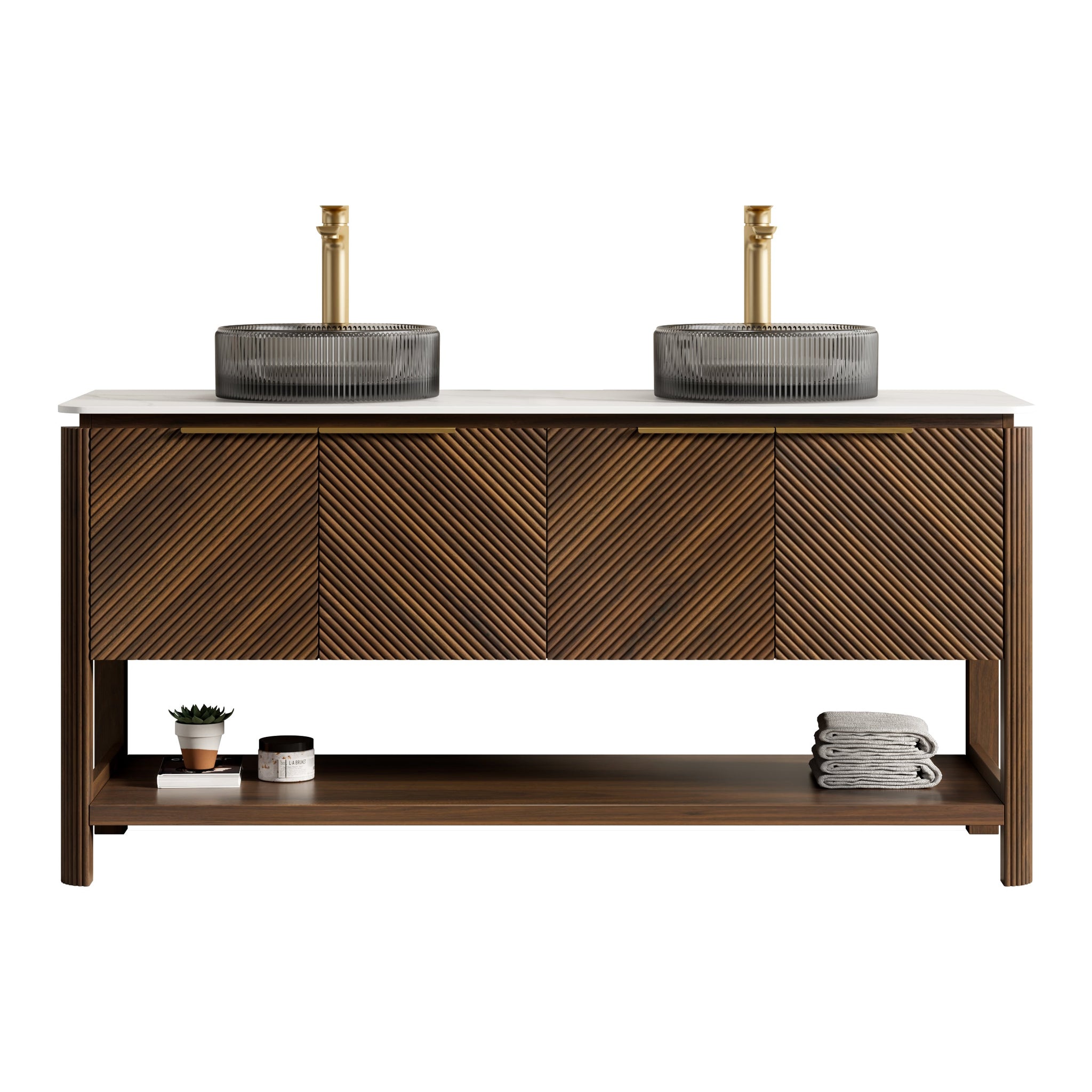 Indigo 60" Bathroom Vanity & Sink by HouseOfZazla