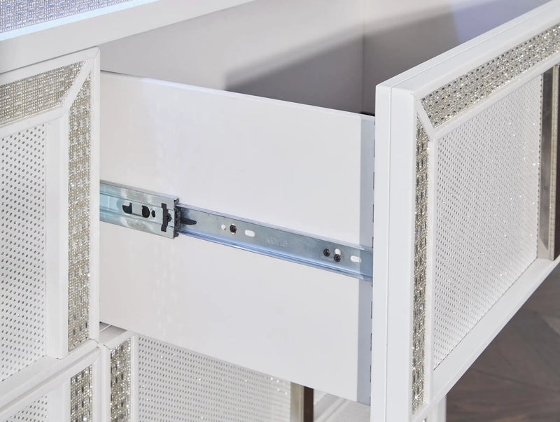 Chalanna - Dresser And Mirror - White by Unique Piece Furniture
