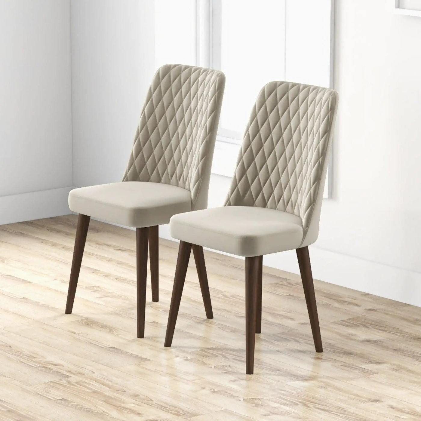 Katie - Mid-Century Modern Dining Chair (Set of 2) by HouseOfZazla