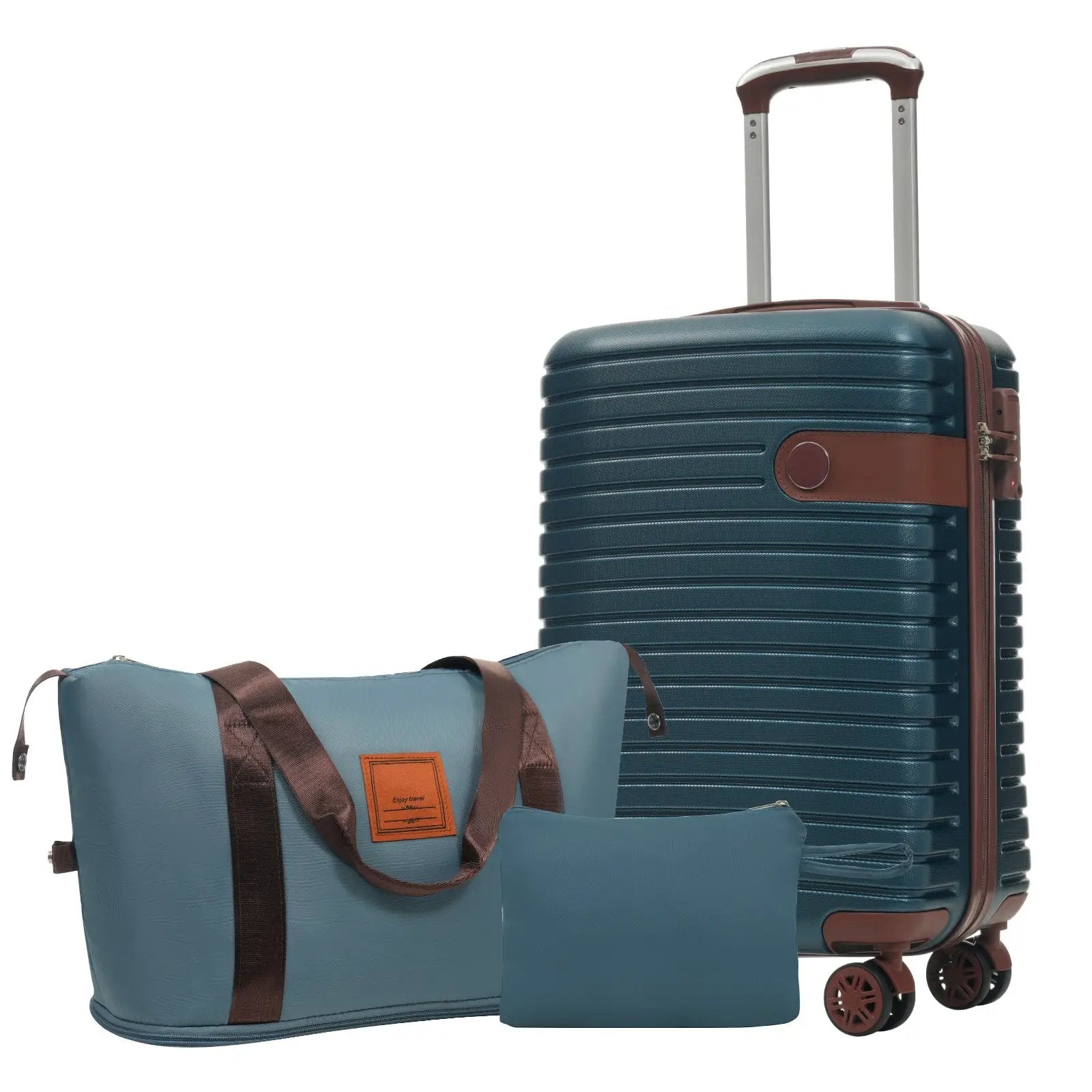Lightweight 3 Piece Carry-On Luggage Set by HouseOfZazla