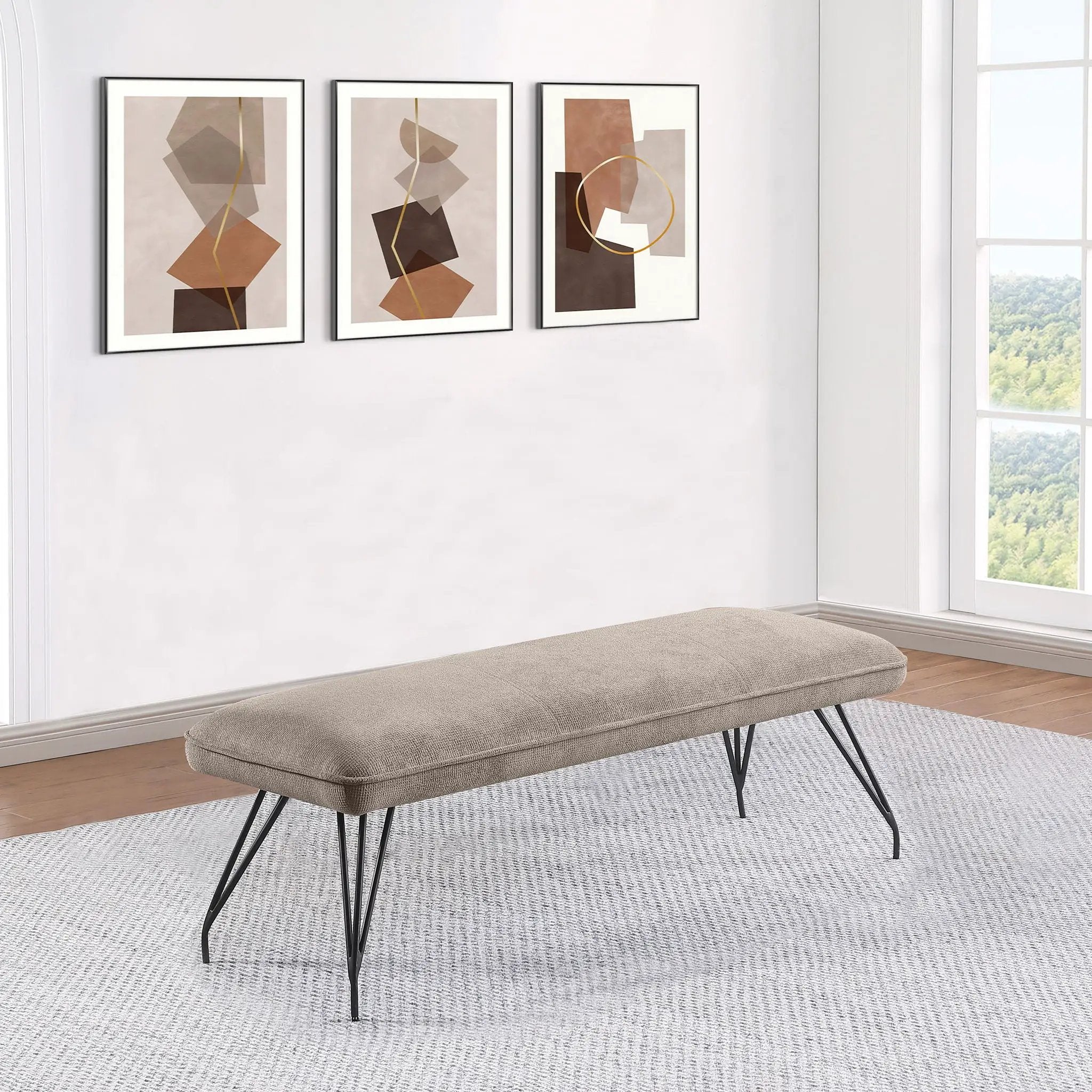 Kailea - Upholstered Dining Bench by HouseOfZazla
