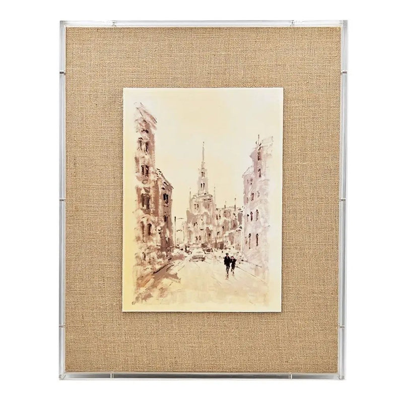 European Cities Watercolor Framed Prints (Set of 2) - Brown by HouseOfZazla