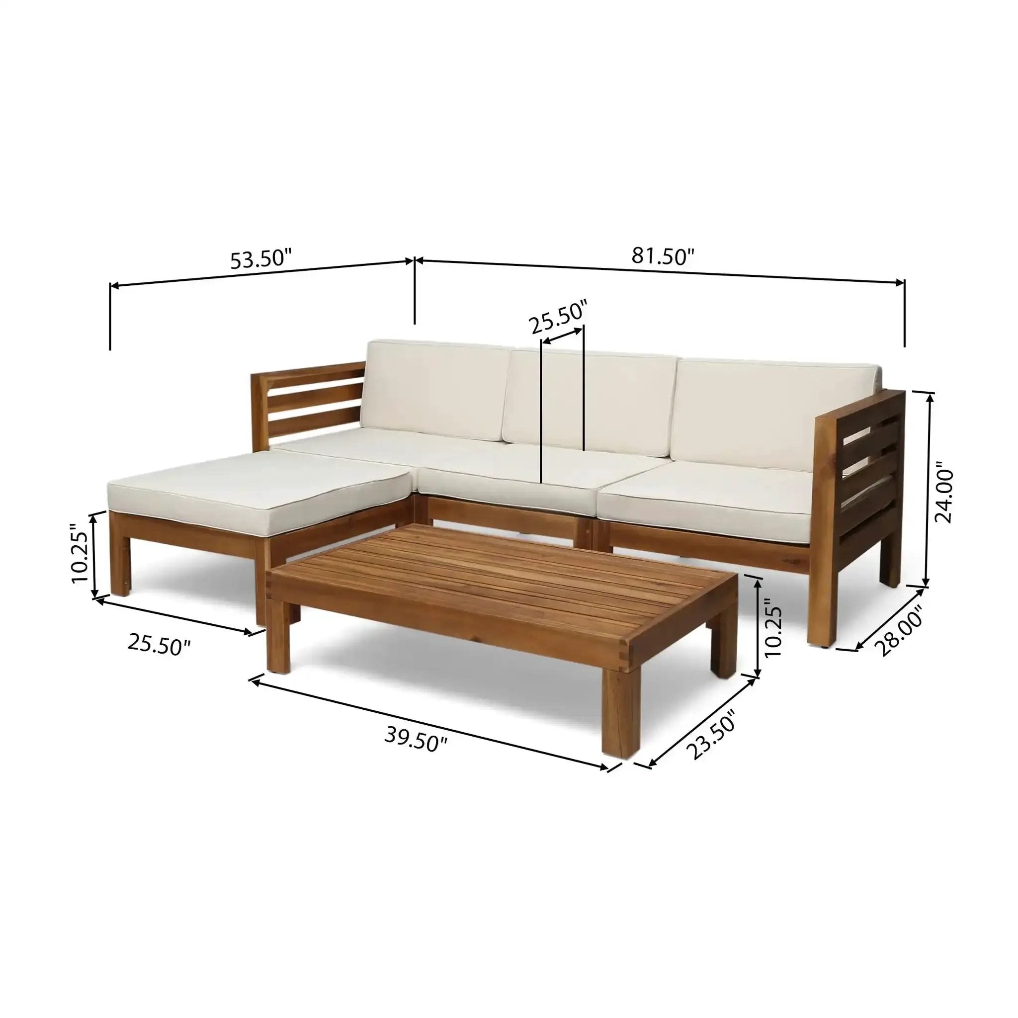 Cambridge L Shape Sofa Set by HouseOfZazla