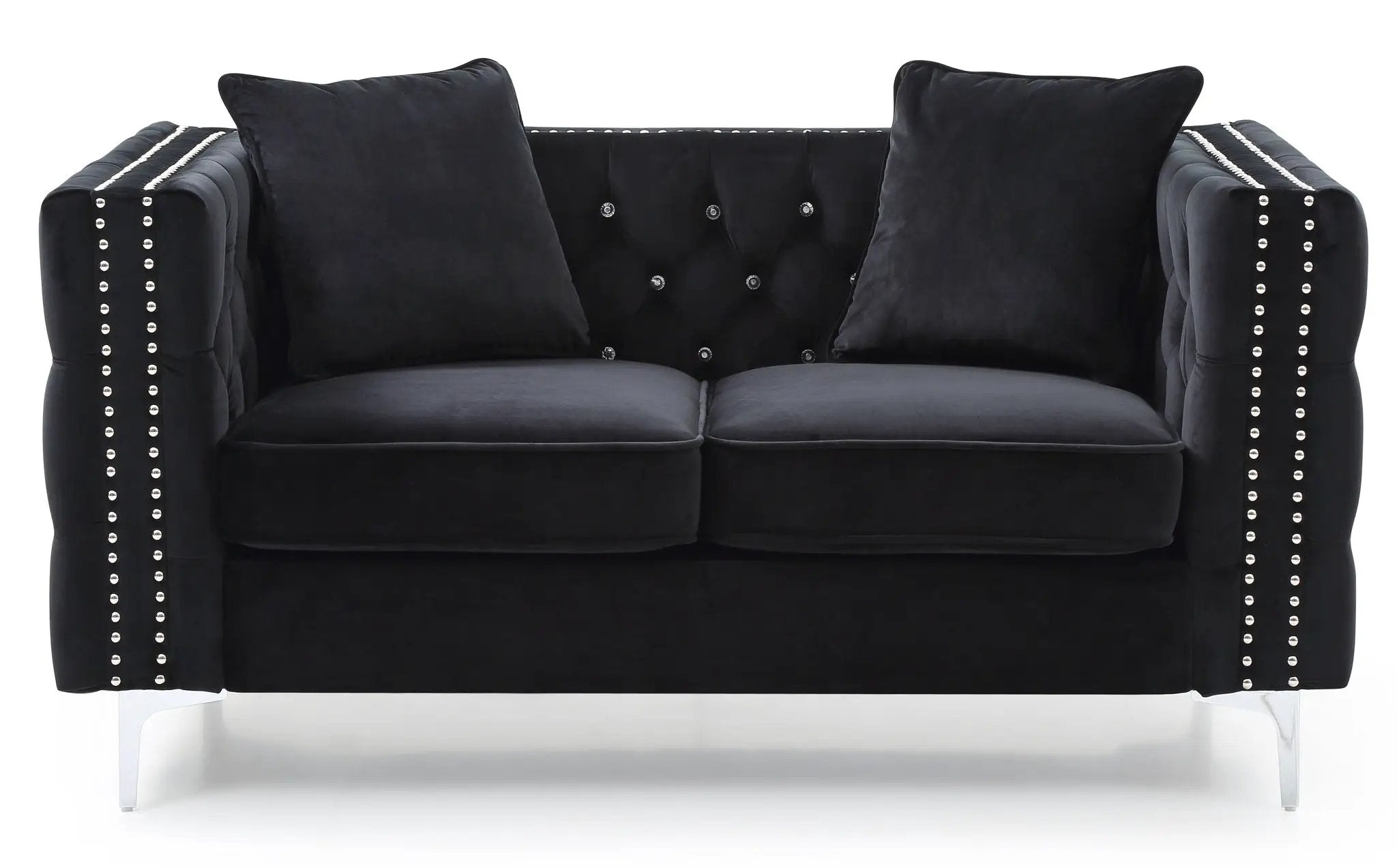 Elegant Track Arm Loveseat by Unique Piece Furniture