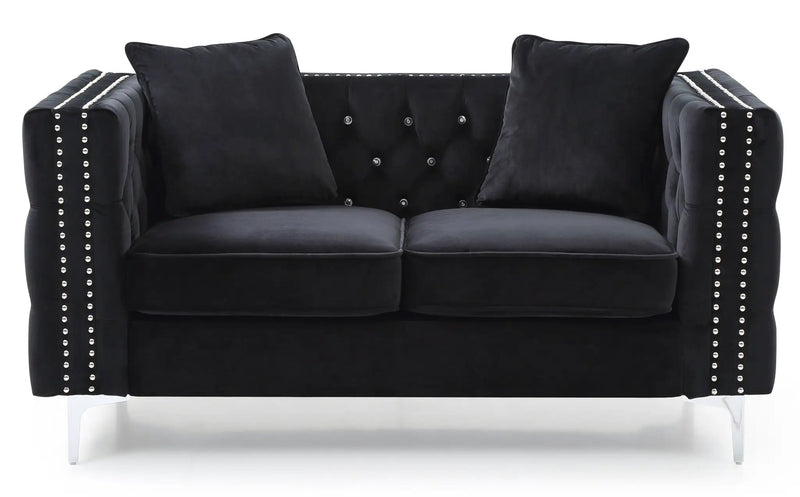 Elegant Track Arm Loveseat by HouseOfZazla