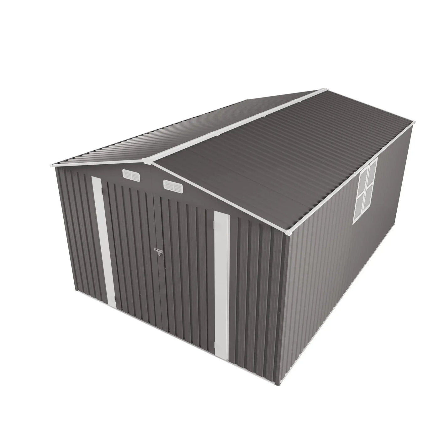 Outdoor Storage Shed With Lockable Doors by HouseOfZazla