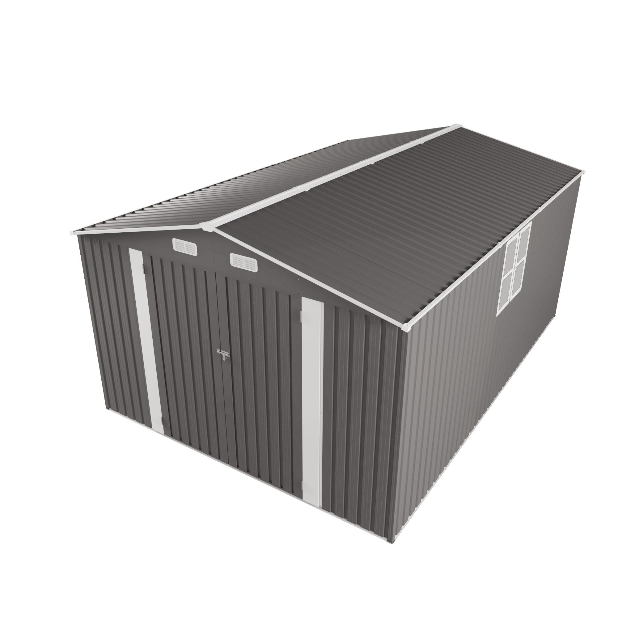 Outdoor Storage Shed With Lockable Doors by HouseOfZazla