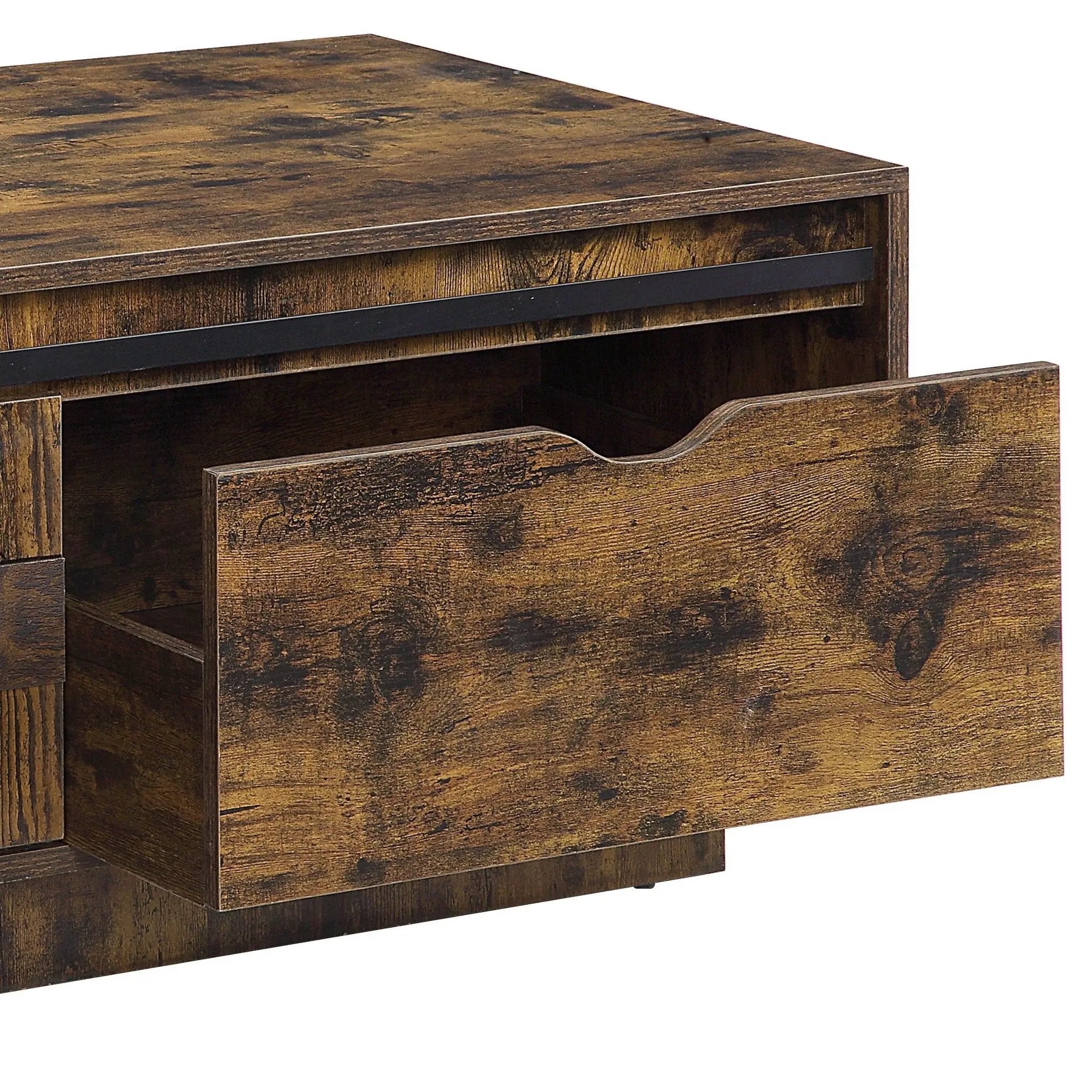 Bellarosa - Coffee Table - Rustic Oak by Unique Piece Furniture