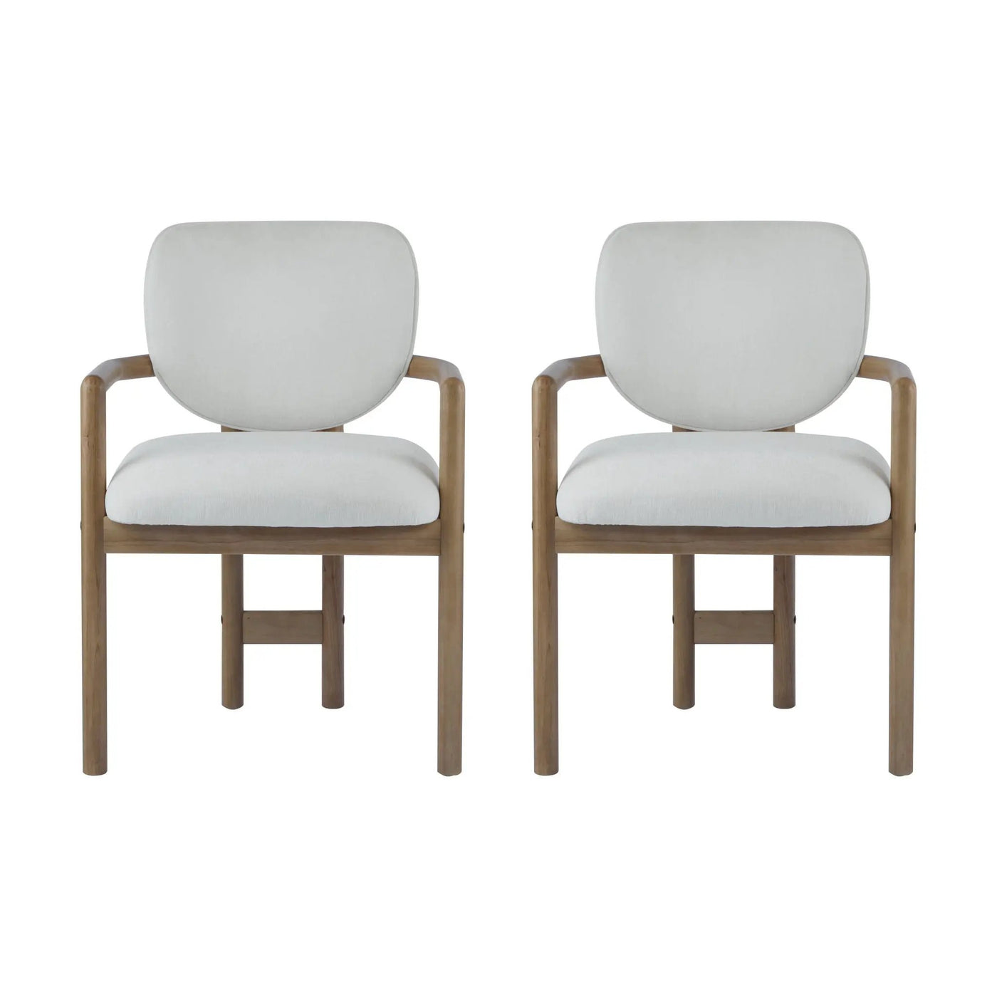 Upholstered Arm Dining Chairs (Set of 2) by HouseOfZazla