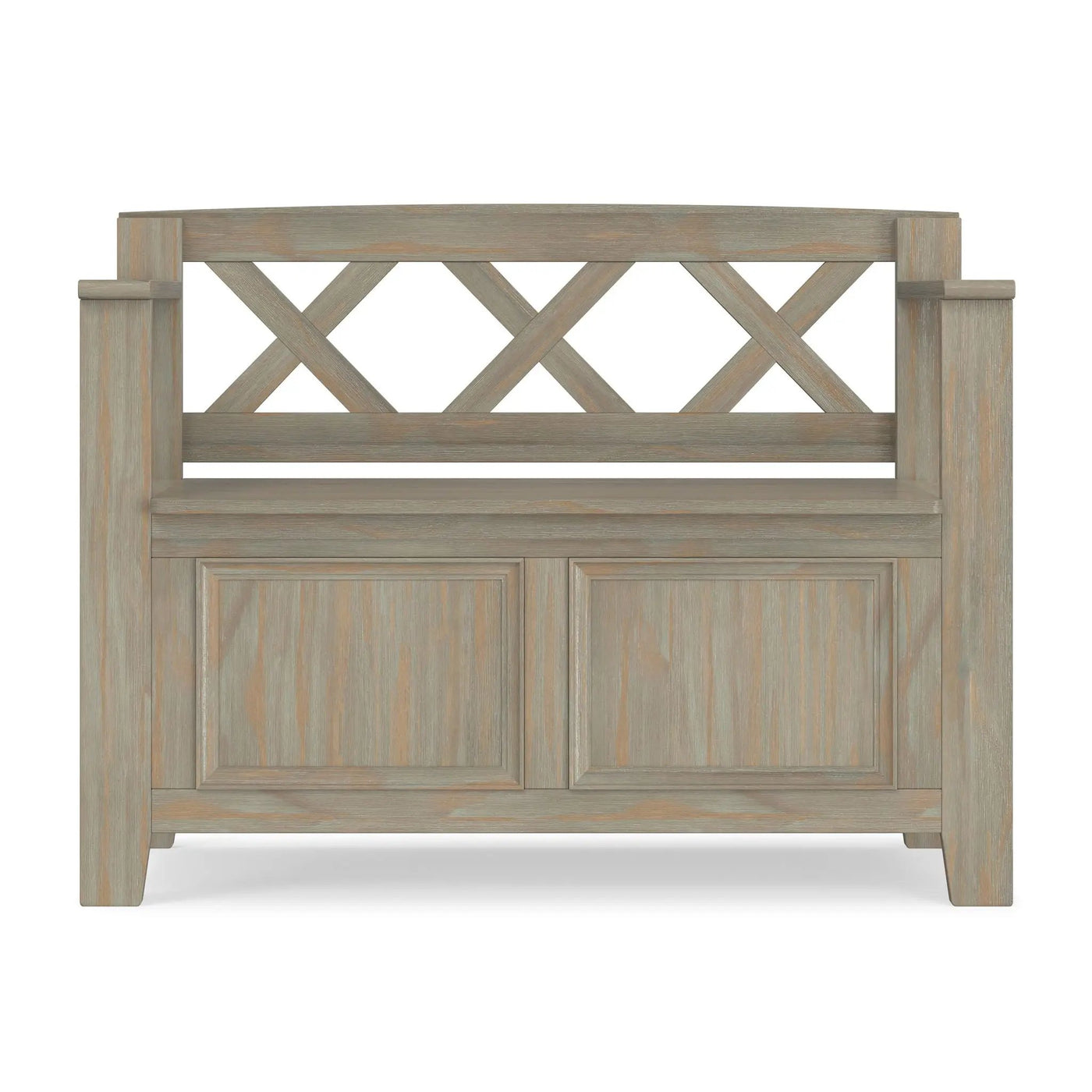 Amherst - Small Transitional Entryway Storage Bench by HouseOfZazla