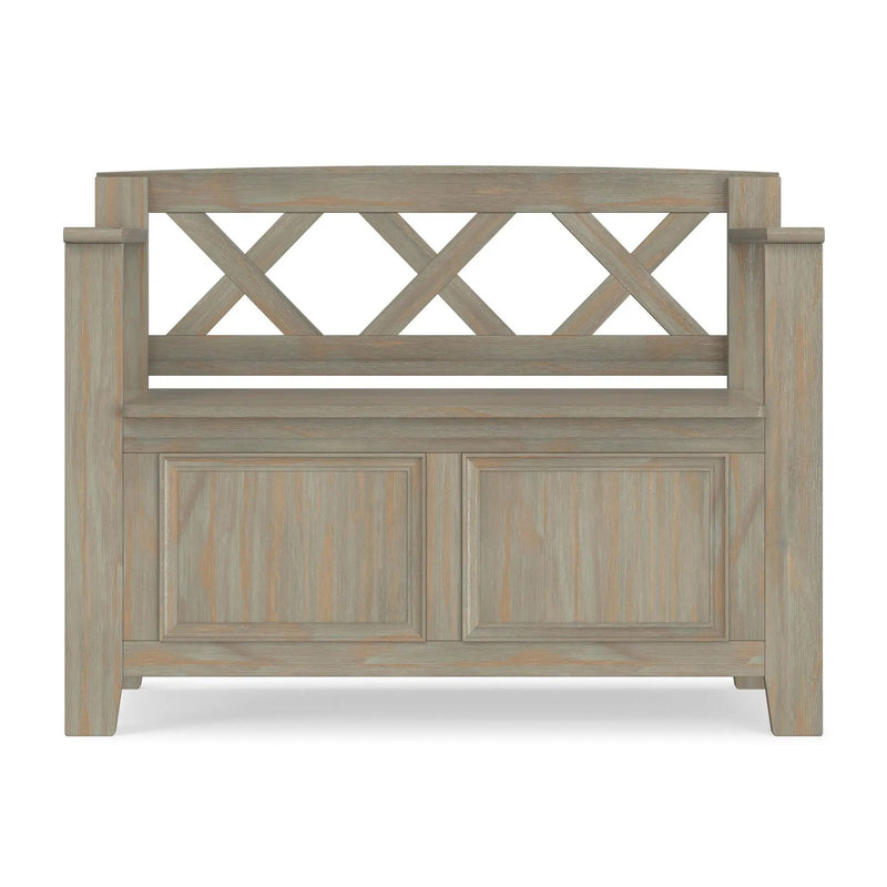 Amherst - Small Transitional Entryway Storage Bench by HouseOfZazla
